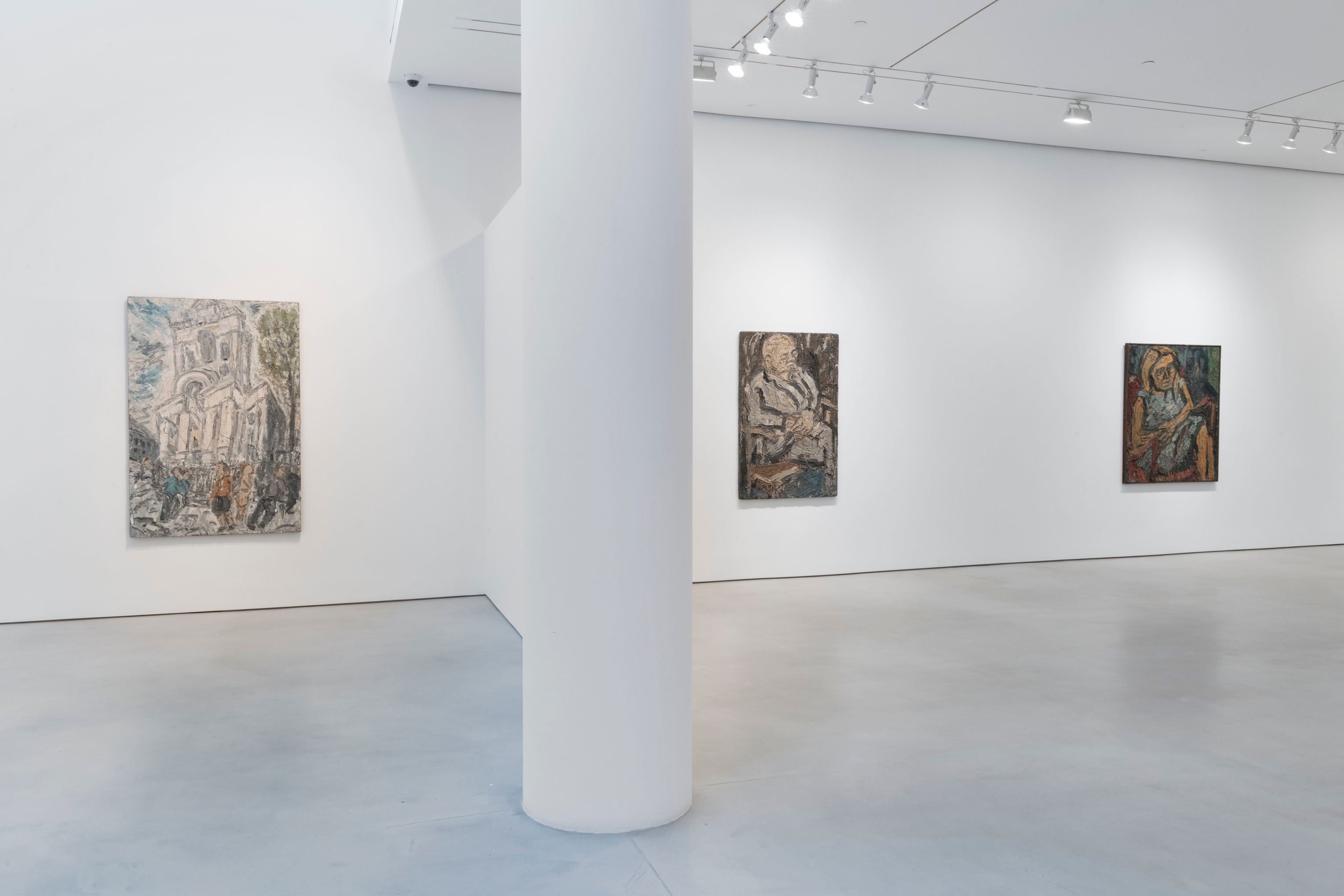 LEON KOSSOFF Installation view of A Life in Painting at Mitchell-Innes & Nash, New York, 2022