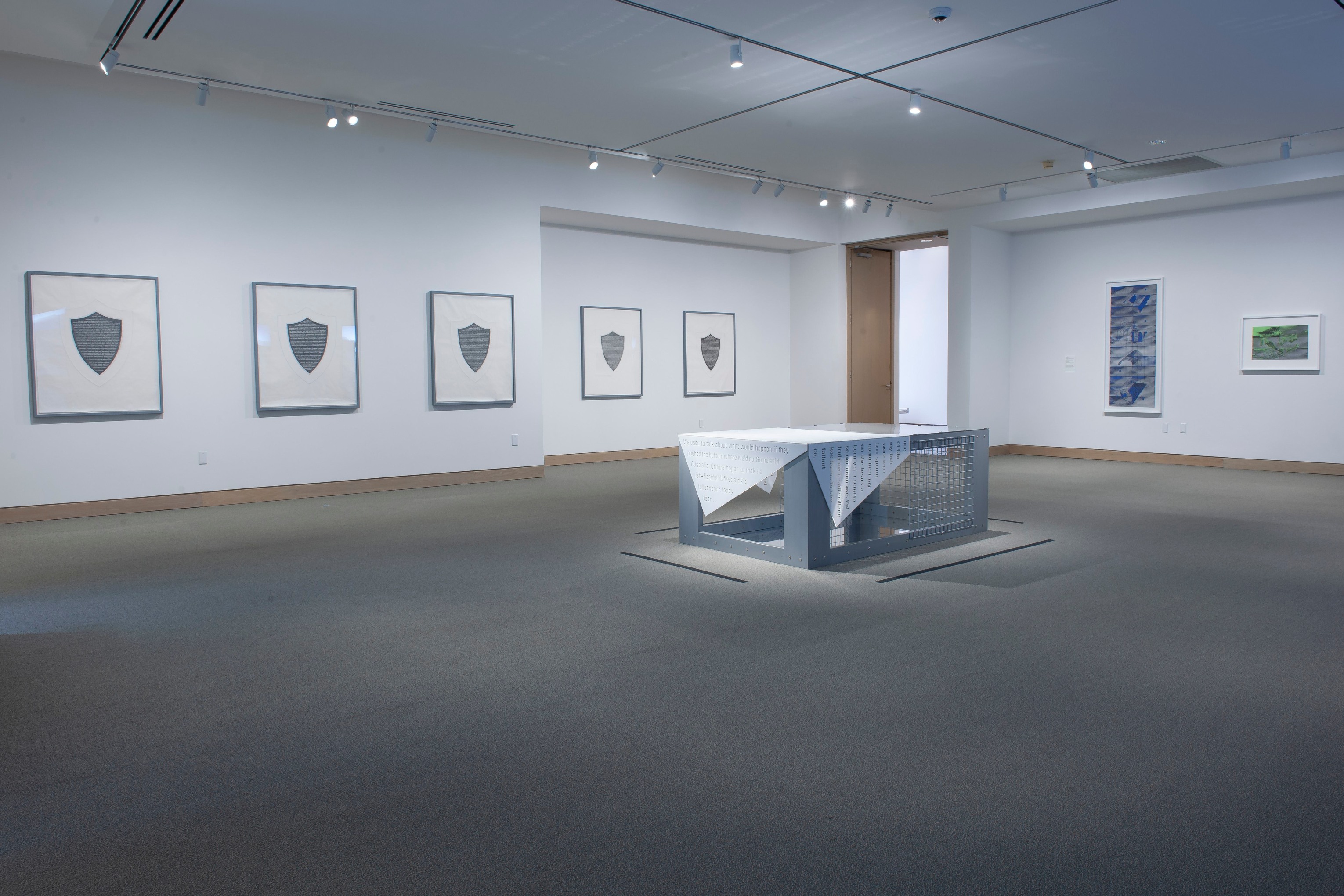 MARY KELLY ​Installation view of&nbsp;Mary Kelly: Selected Works&nbsp;at Weatherspoon Art Museum, North Carolina, 2019