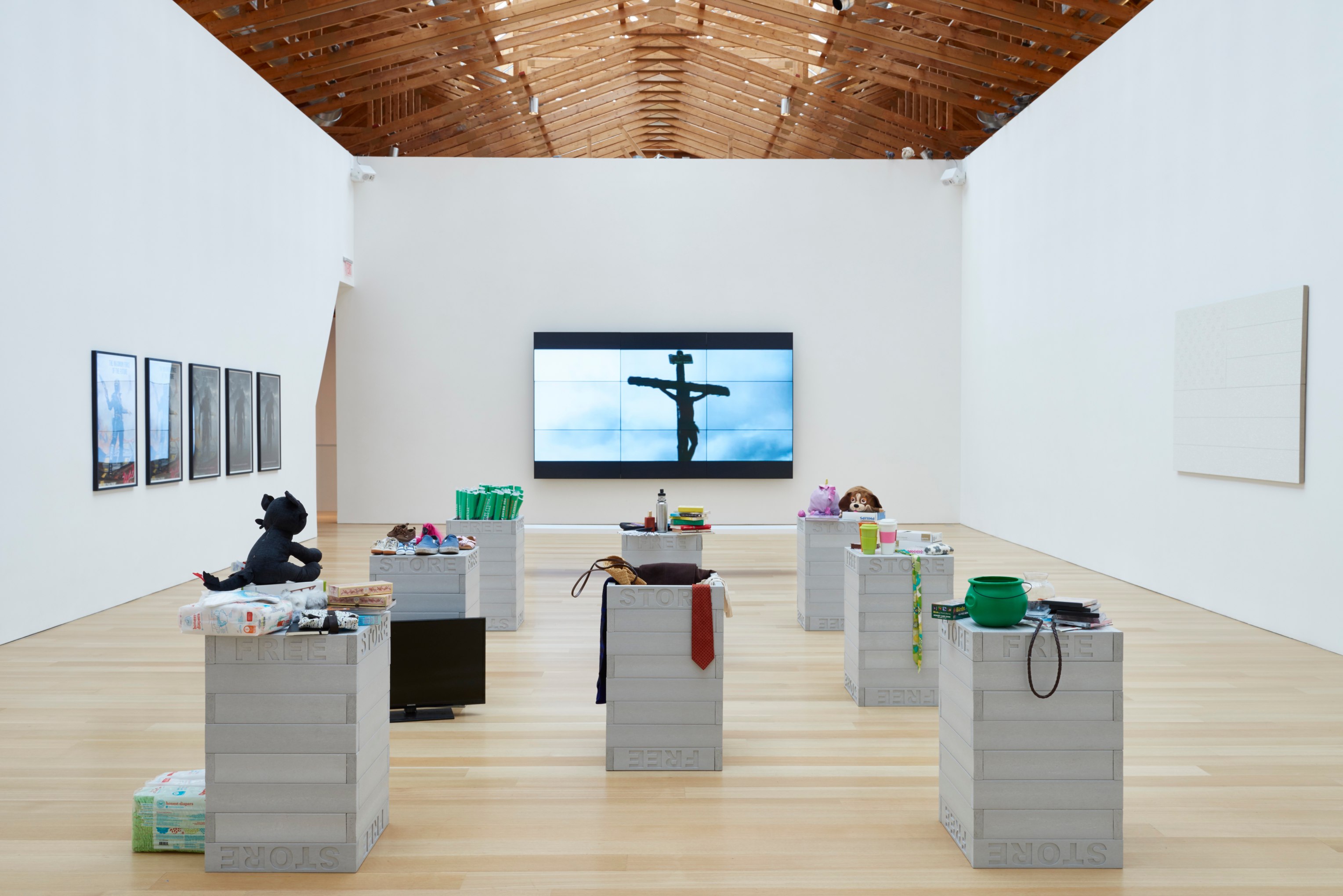 JONATHAN HOROWITZ Installation view of&nbsp;Occupy Greenwich,&nbsp;The Brant Foundation Art Study Center, Greenwich, CT, 2016