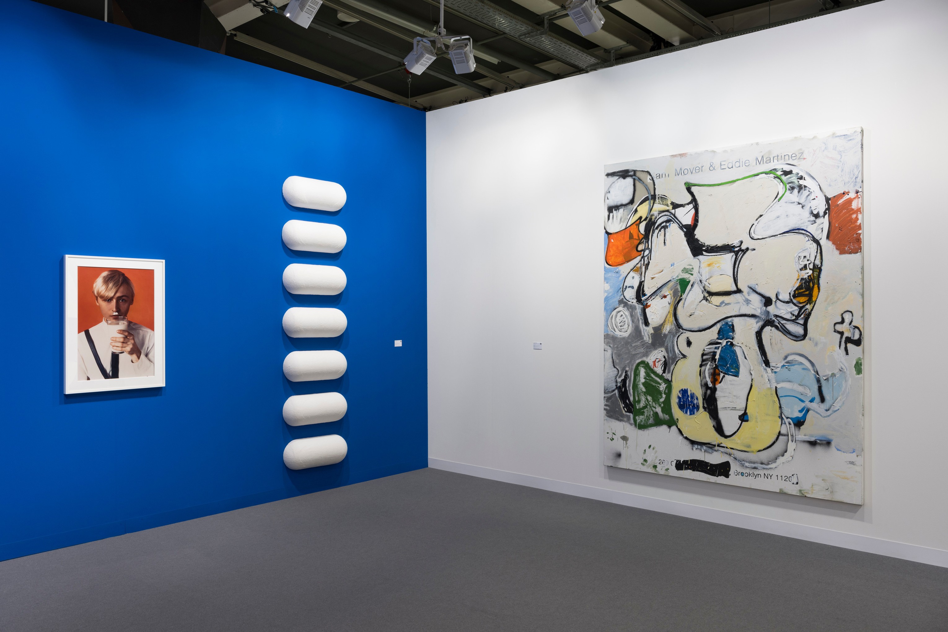 Installation view of Mitchell-Innes &amp;amp; Nash at Art Basel, Switzerland, 2024