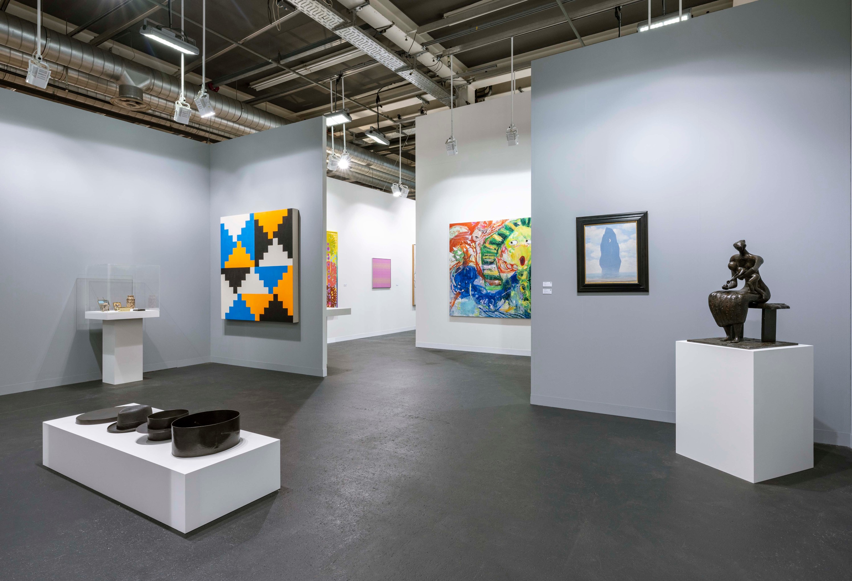 Installation view of Mitchell-Innes &amp;amp; Nash at Art Basel, Switzerland, 2023