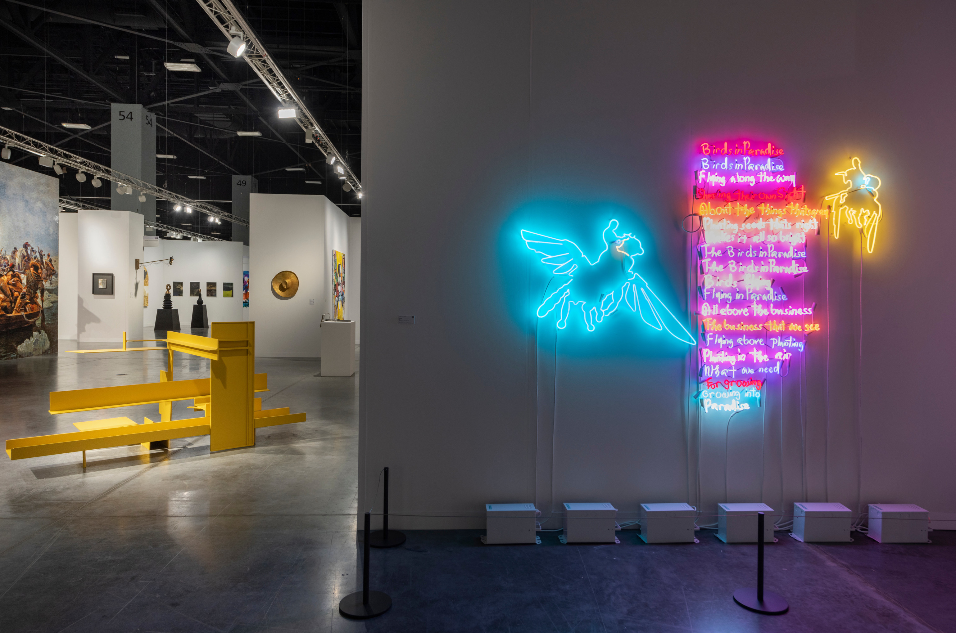 Installation view of Mitchell-Innes &amp;amp; Nash at Art Basel Miami Beach, Miami, Florida, 2023