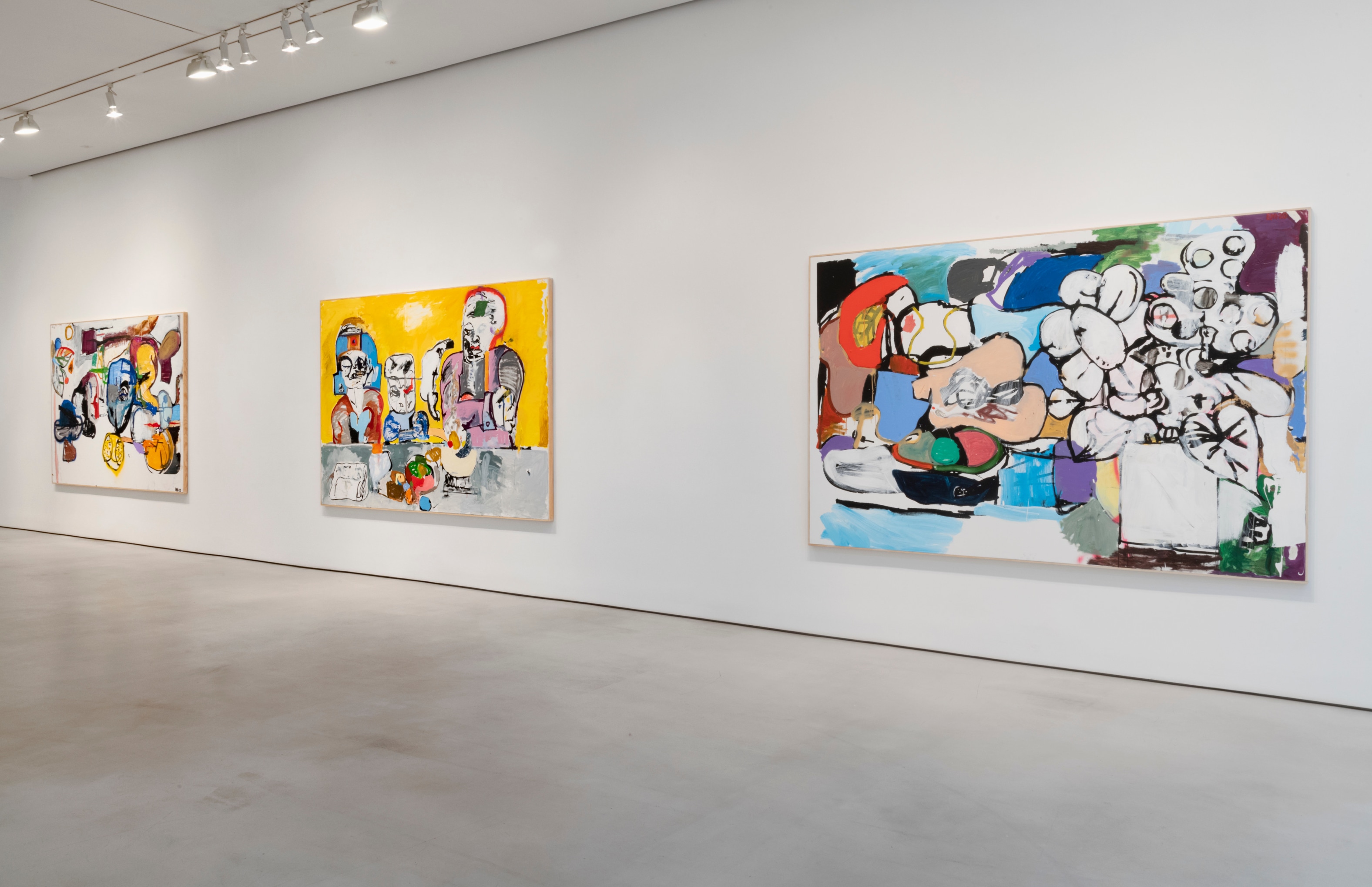 EDDIE MARTINEZ Installation view of Inside Thoughts at Mitchell-Innes & Nash, New York, 2021
