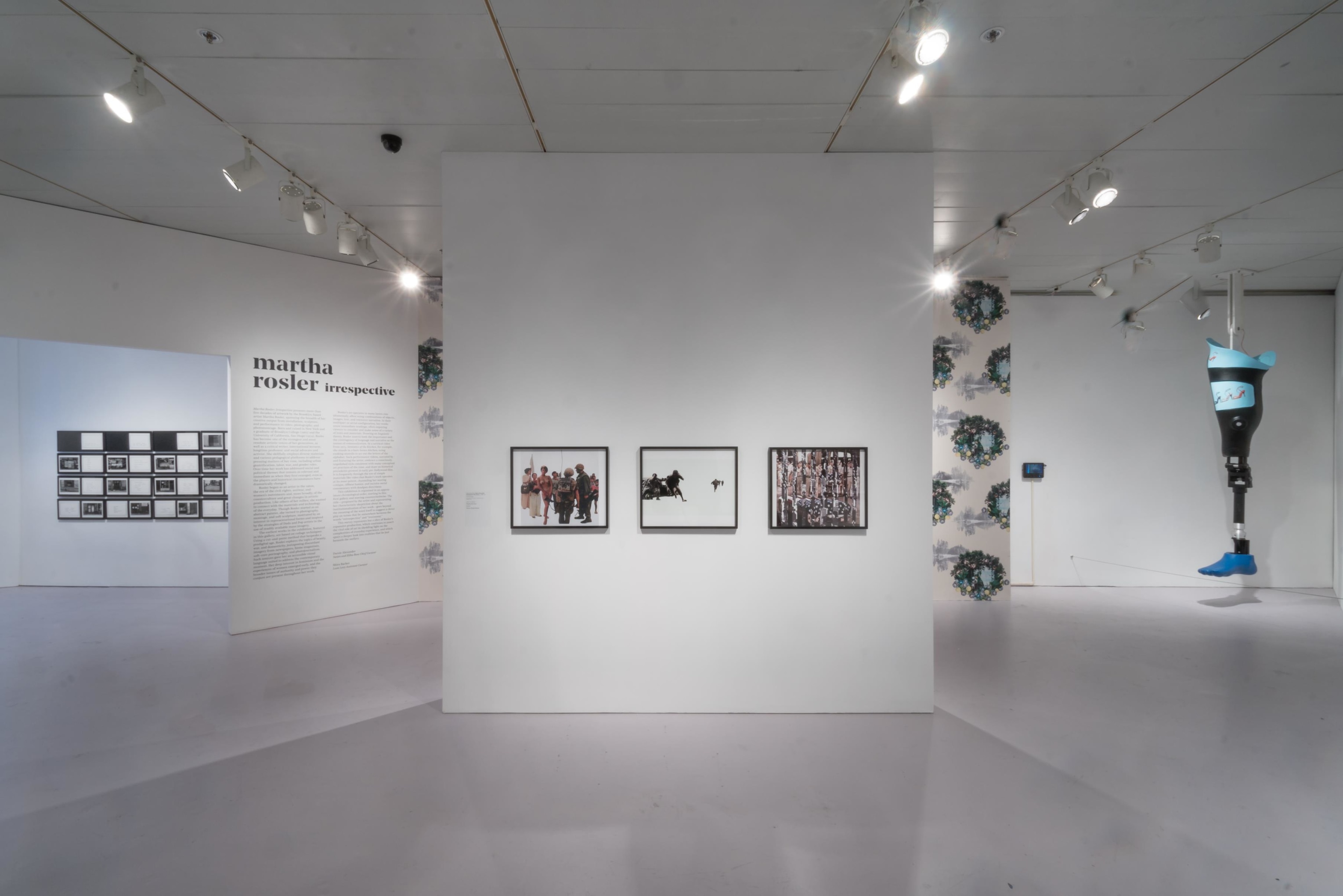 MARTHA ROSLER Installation view of&nbsp;Irrespective&nbsp;at The Jewish Museum, New York, 2018