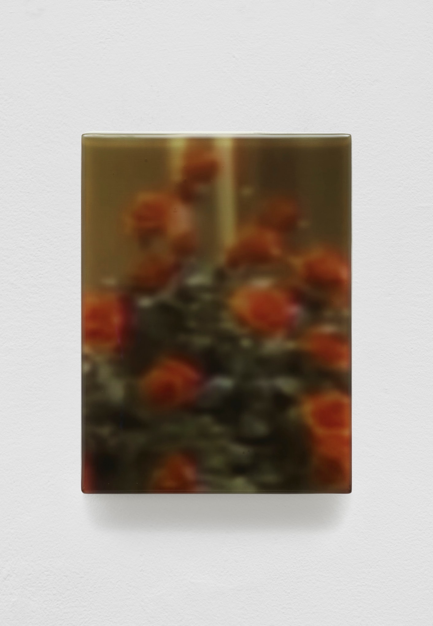 SADIE BENNING,&nbsp;Pain Thing 2,&nbsp;&nbsp;Detail, Sequence 2, Panel 8 (Big Band), 2019, wood, photographic transparencies, aqua resin and resin, 53 panels/16 sequences, each: 9 3&frasl;4 by 7 1&frasl;4 in. 24.8 by 18.4 cm.