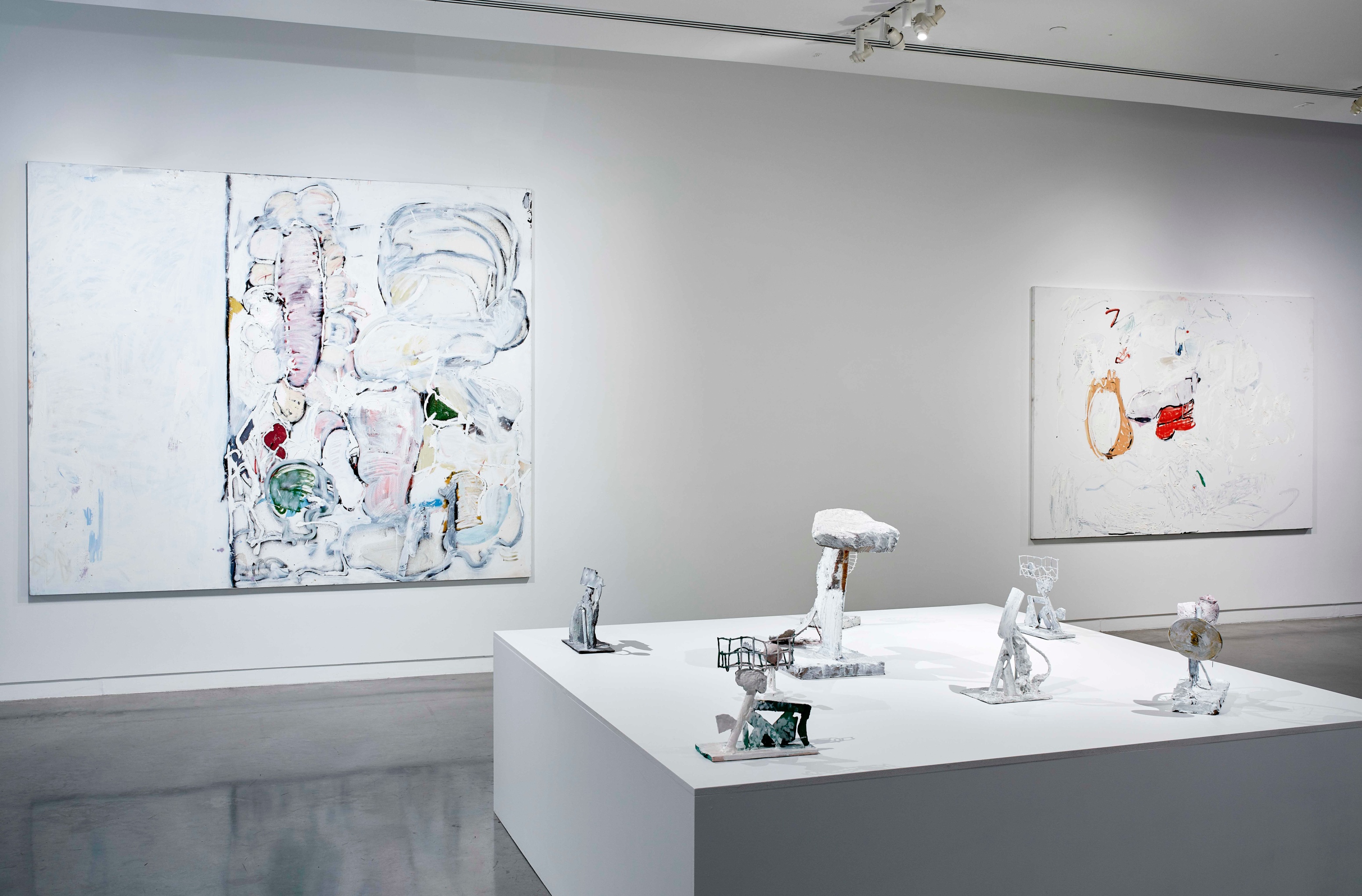 EDDIE MARTINEZ Installation view of&nbsp;White Outs&nbsp;at The Bronx Museum of the Arts, Bronx, NY, 2018