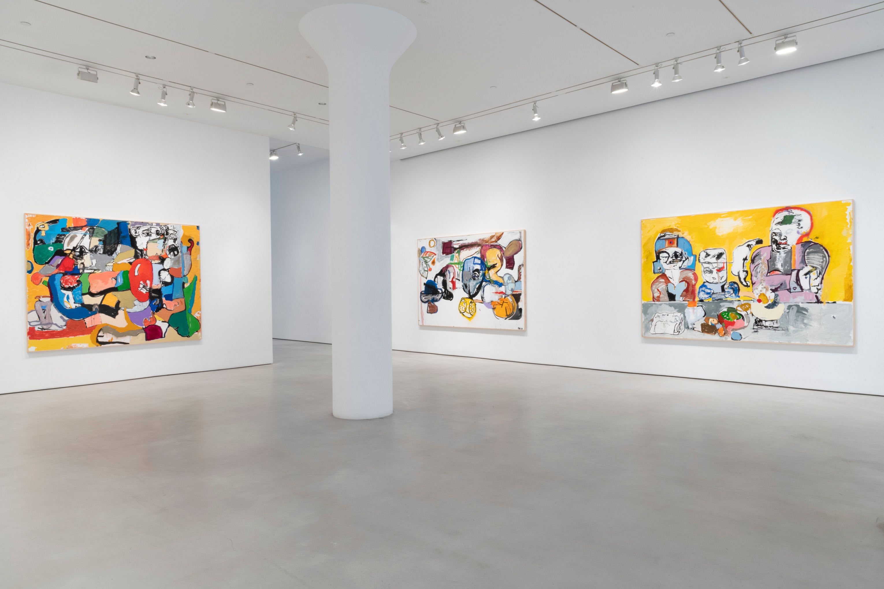 EDDIE MARTINEZ Installation view of Inside Thoughts at Mitchell-Innes & Nash, New York, 2021