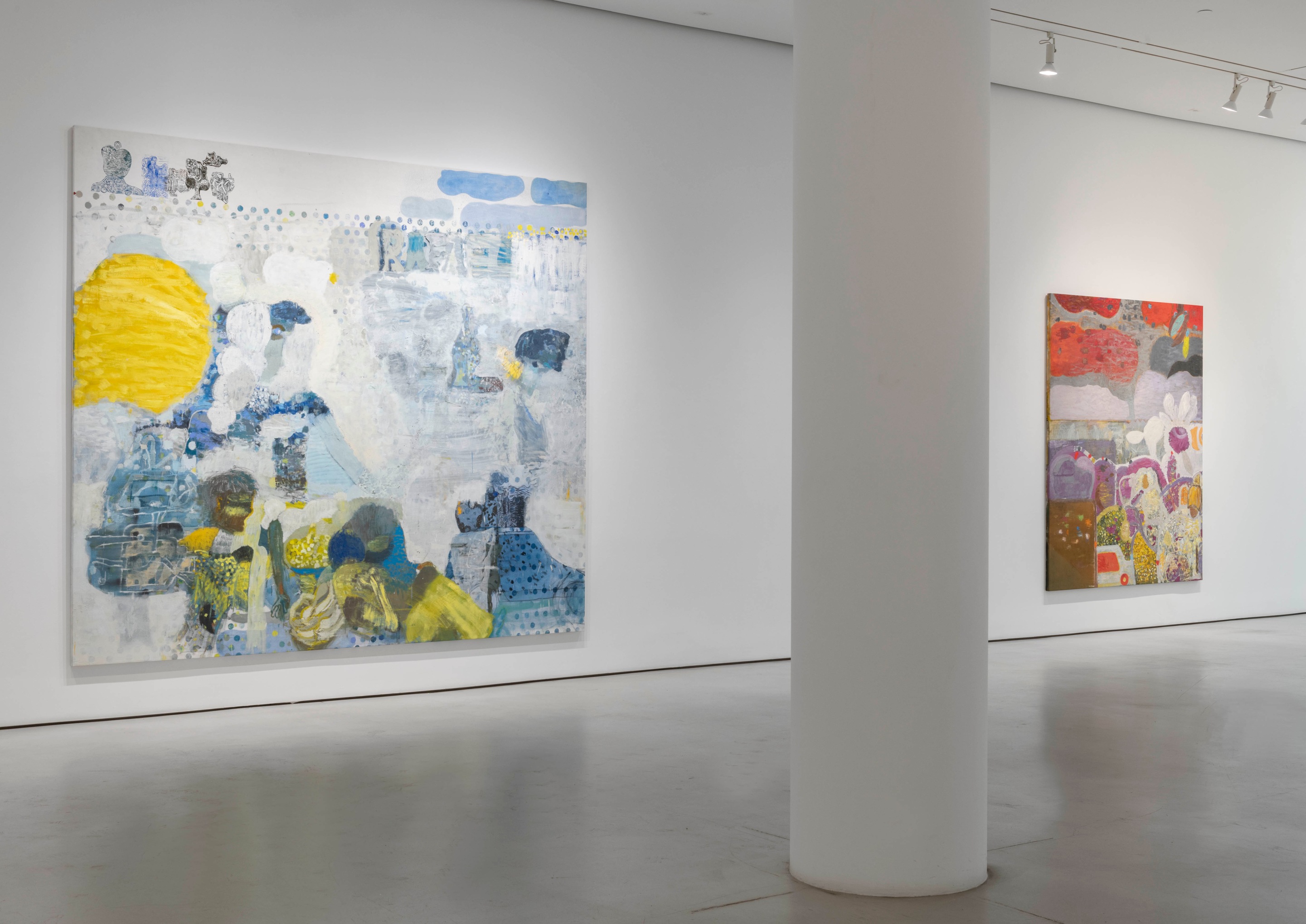 Rafael Delacruz Installation view of Healing Finger Clean Drawings at Mitchell-Innes & Nash, New York, 2023