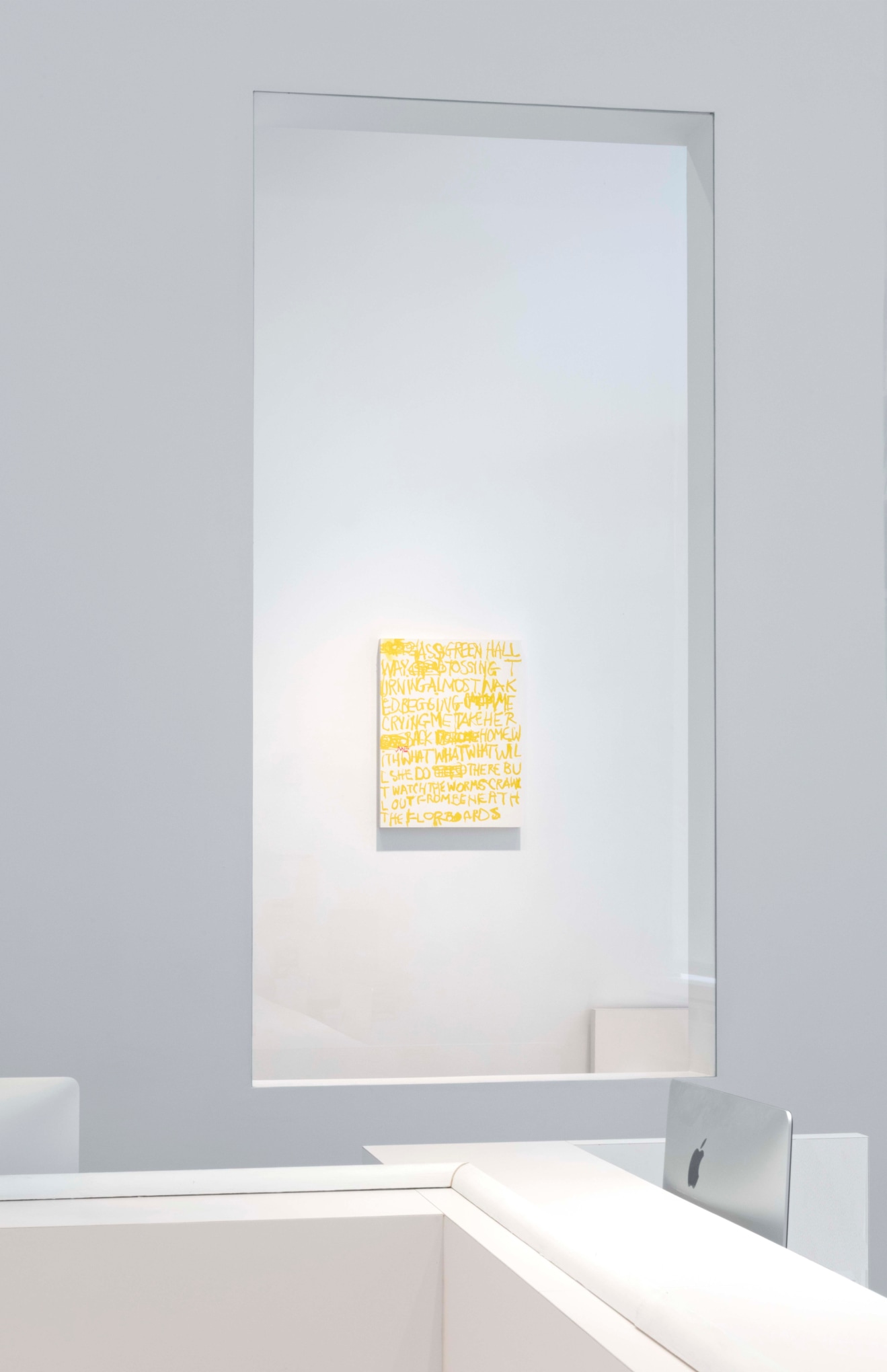 POPE.L Installation view of Four Panels at Mitchell-Innes & Nash, New York, 2021