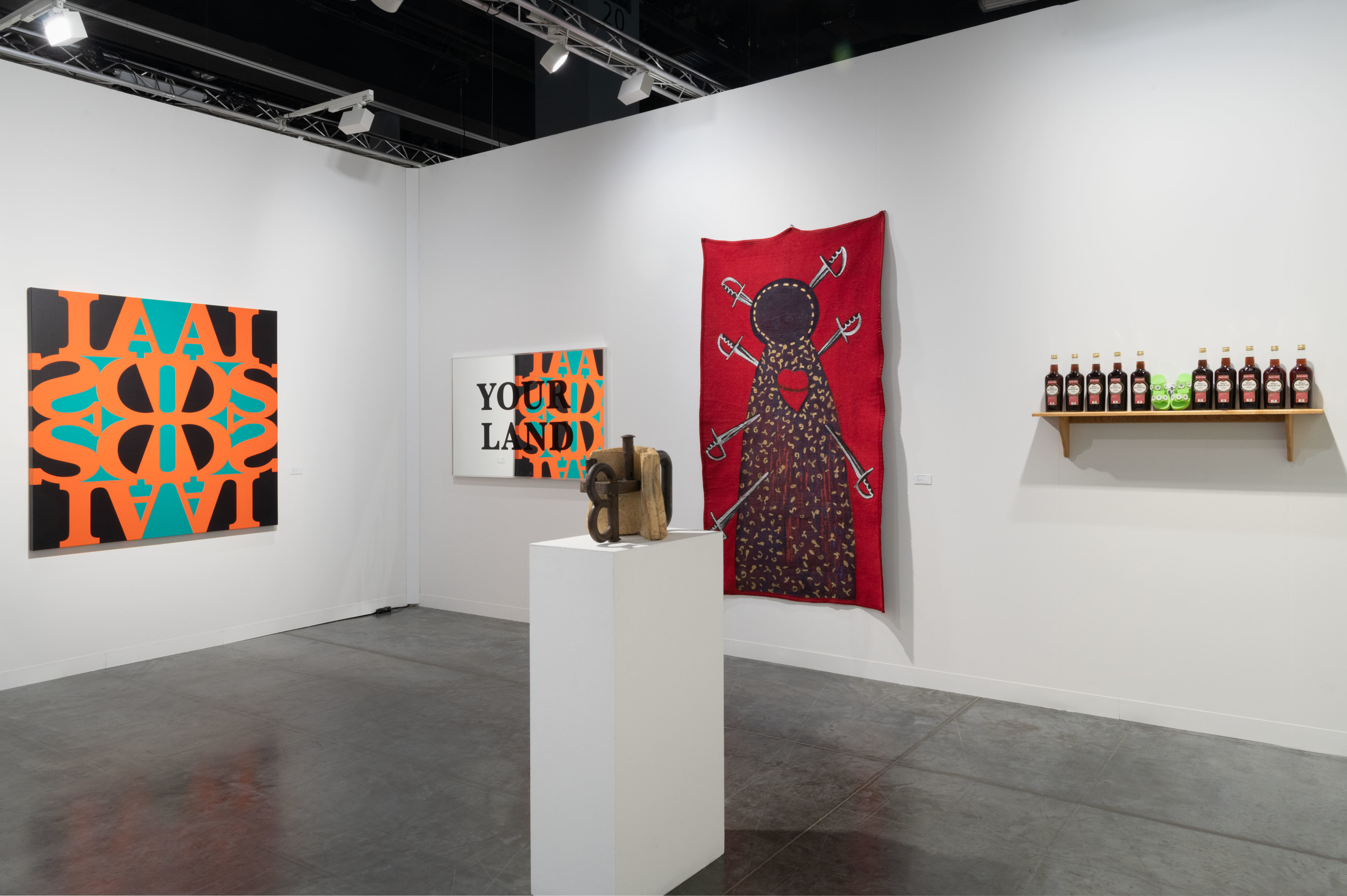 Installation view of Mitchell-Innes & Nash at Art Basel Miami Beach, Miami, Florida, 2022