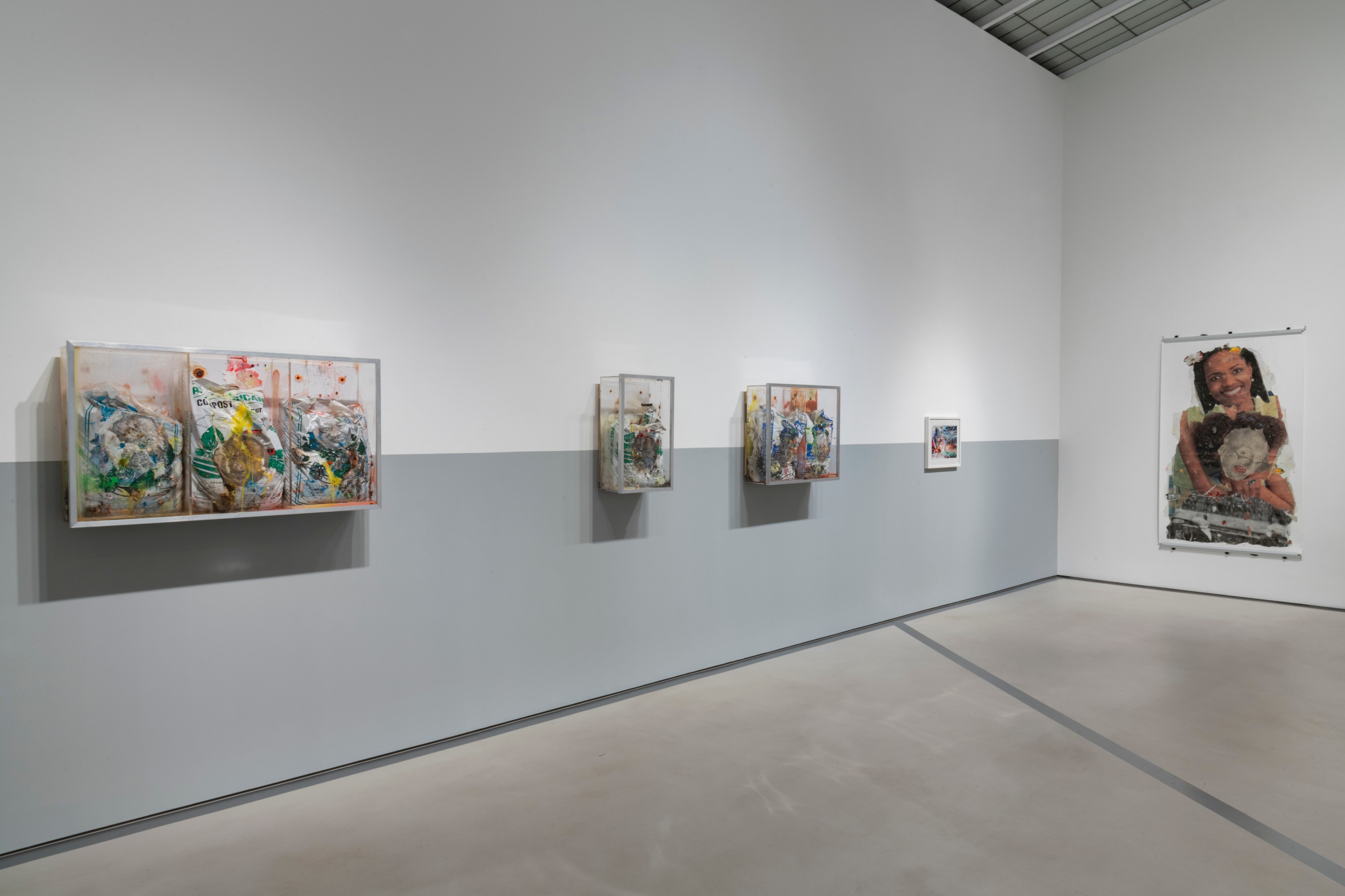 POPE.L Installation view of&nbsp;One thing after another (part two)&nbsp;at Mitchell-Innes &amp;amp; Nash, New York, 2018