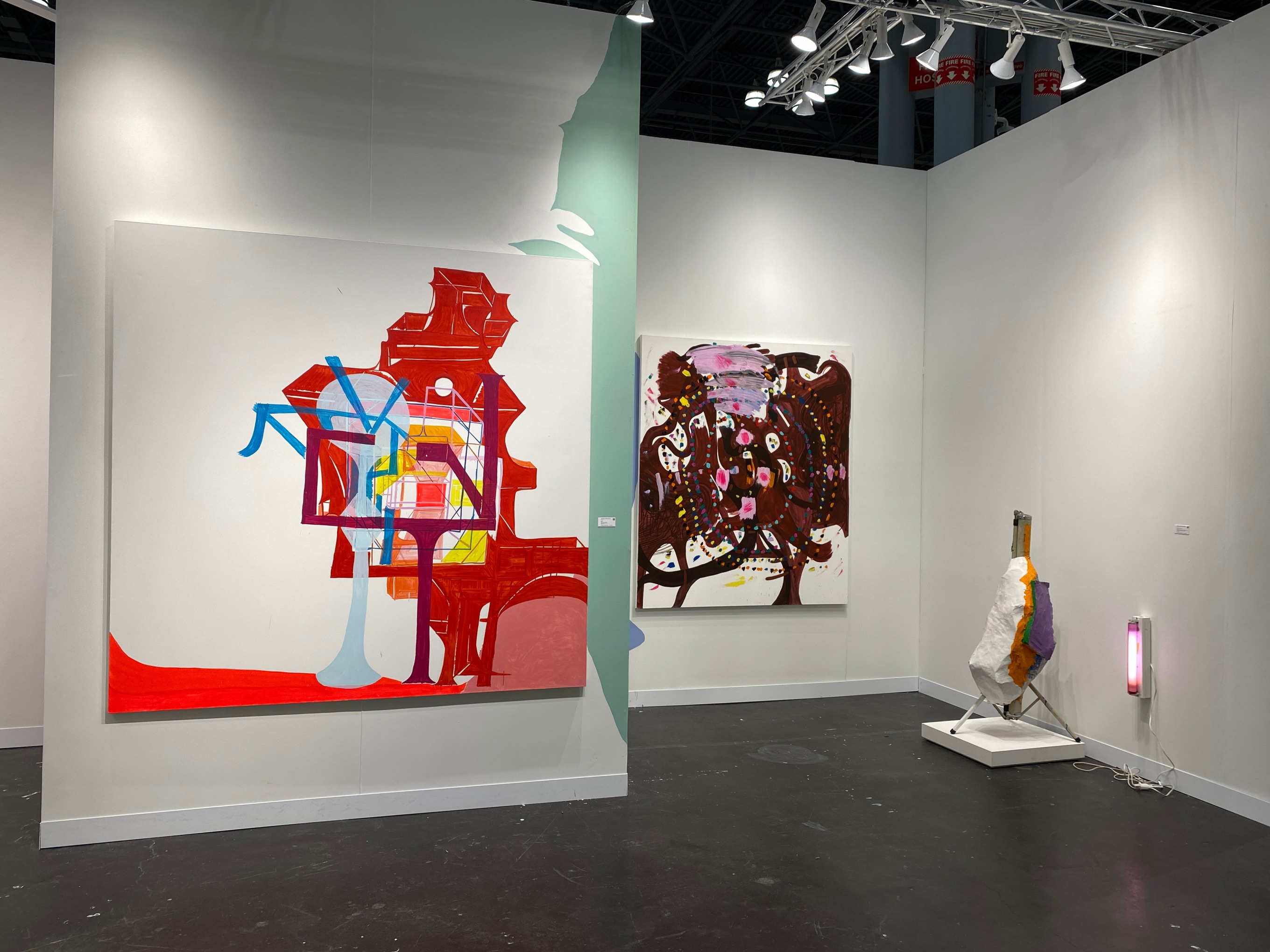 Installation view of Mitchell-Innes & Nash at The Armory Show, New York, 2022