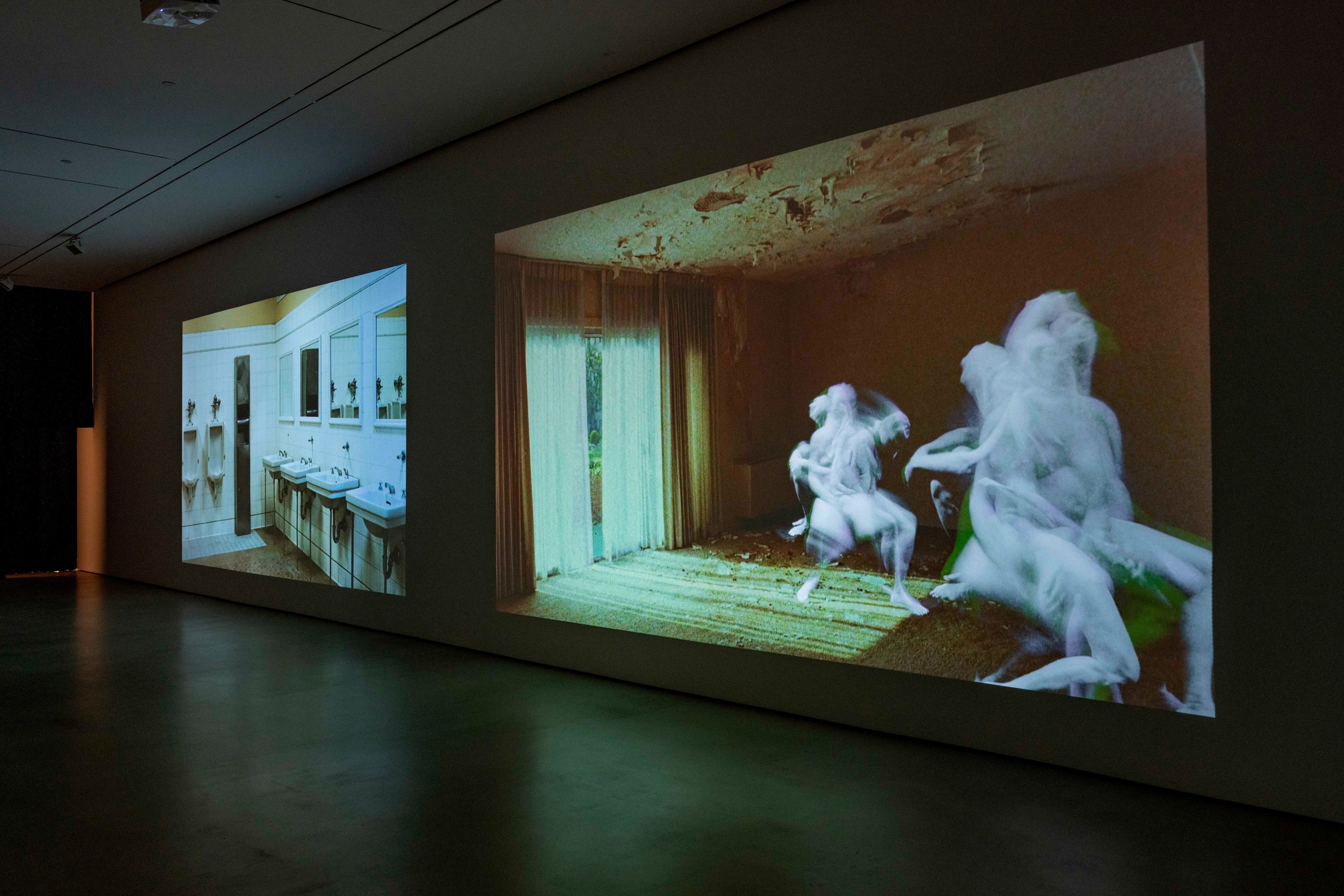 PAT O'NEILL Installation view of The Decay of Fiction at Mitchell-Innes & Nash, New York, 2021