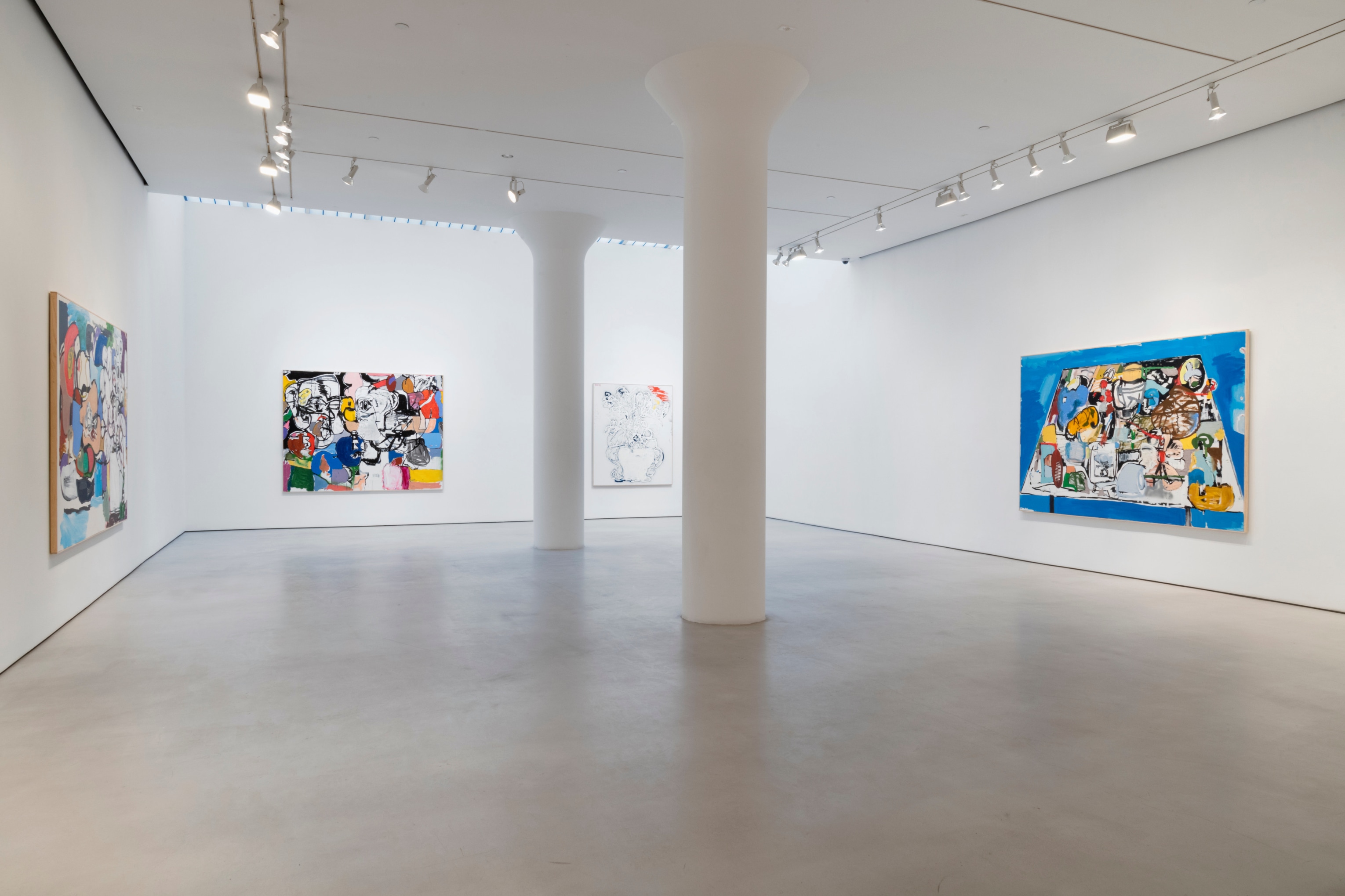 EDDIE MARTINEZ Installation view of Inside Thoughts at Mitchell-Innes & Nash, New York, 2021