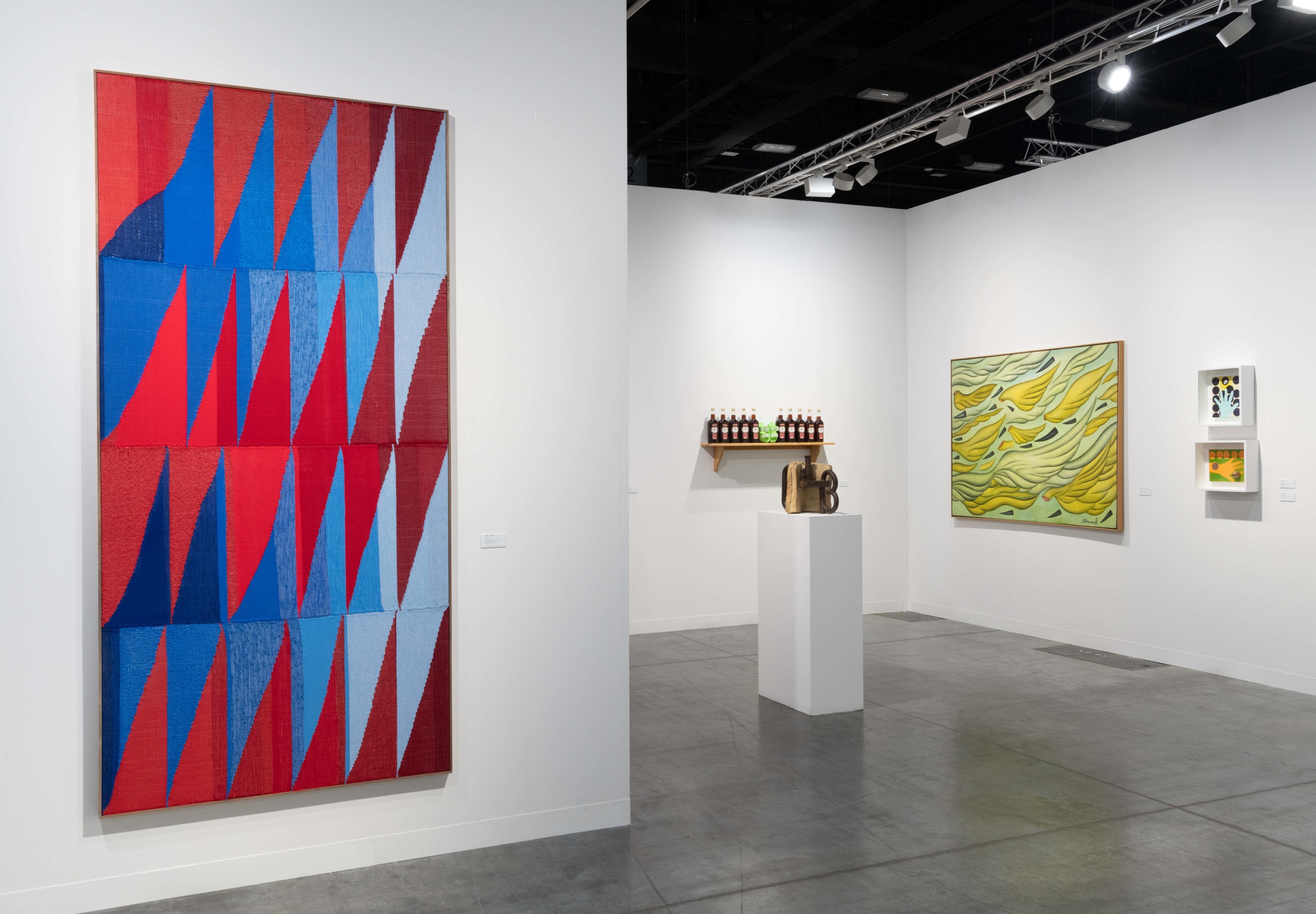 Installation view of Mitchell-Innes & Nash at Art Basel Miami Beach, Miami, Florida, 2022