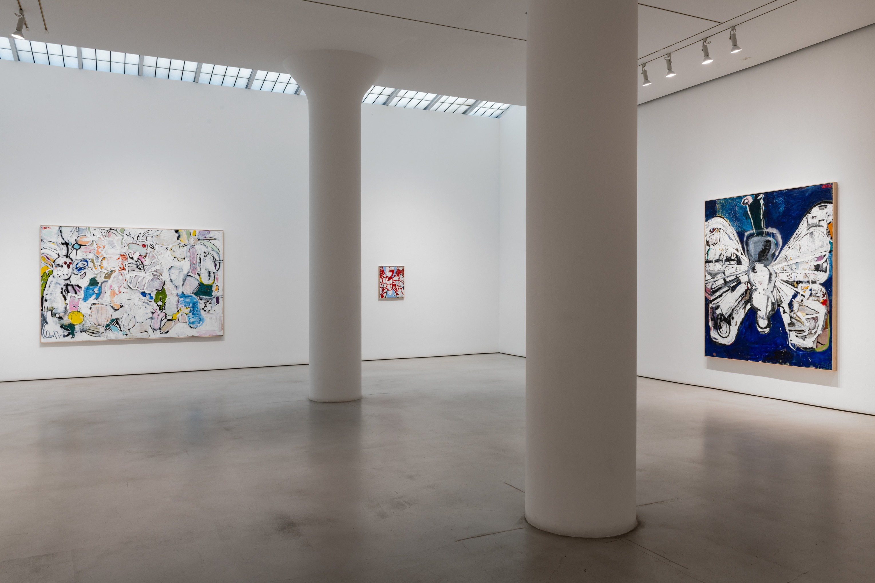 Eddie Martinez Installation view of Wavelengths at Mitchell-Innes & Nash, New York, 2024