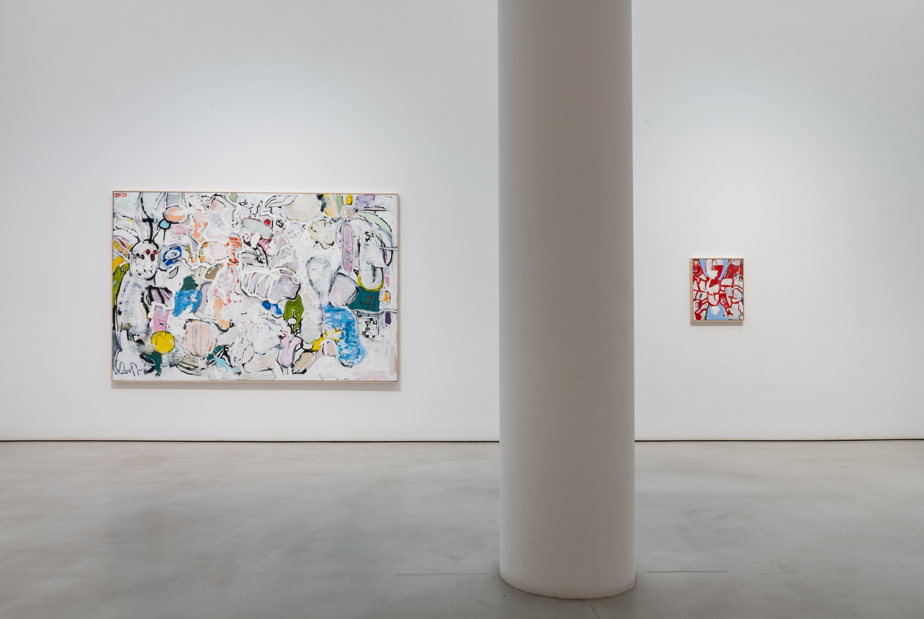 Eddie Martinez Installation view of&nbsp;Wavelengths at Mitchell-Innes &amp;amp; Nash, New York, 2024