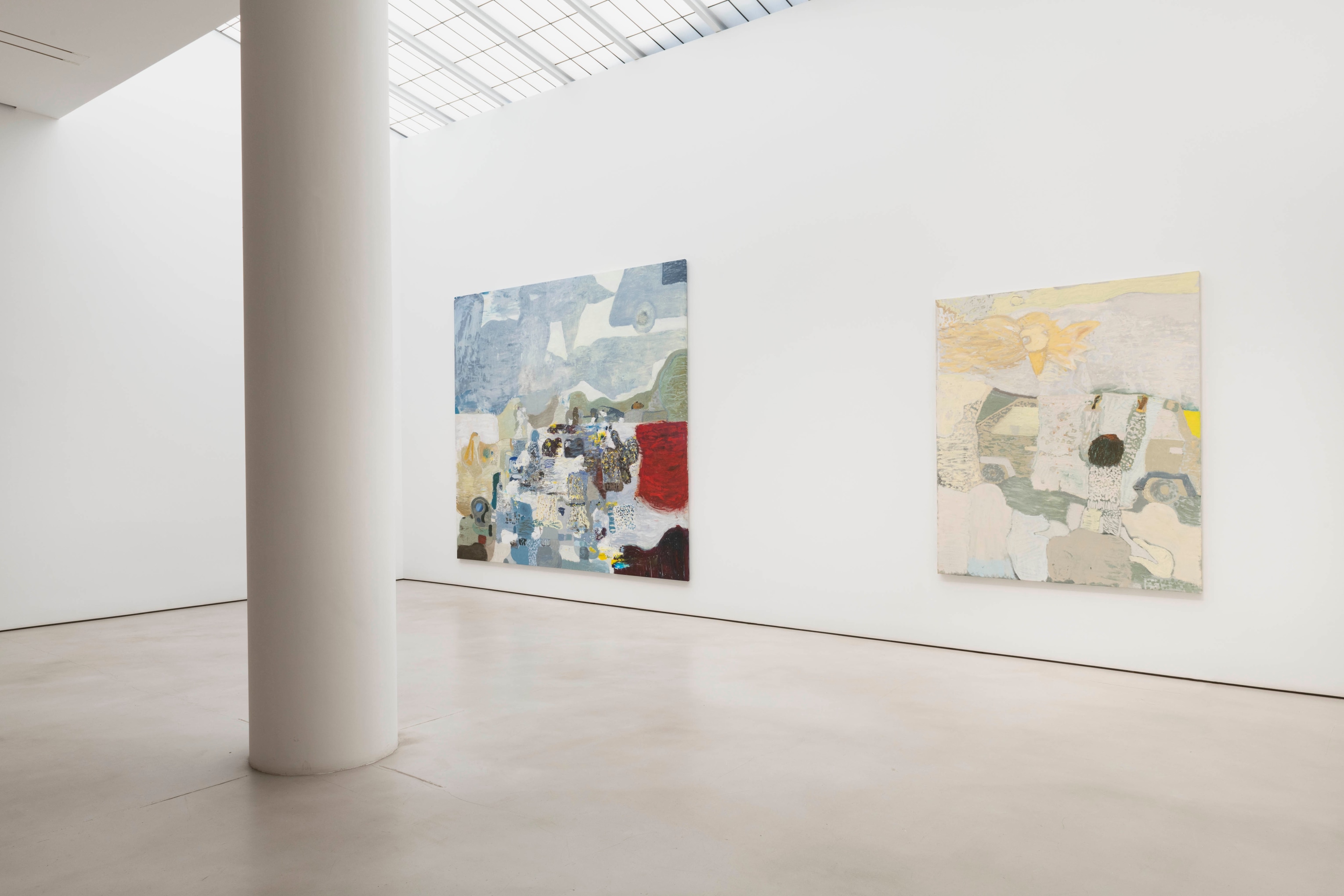 Rafael Delacruz Installation view of Healing Finger Clean Drawings at Mitchell-Innes & Nash, New York, 2023