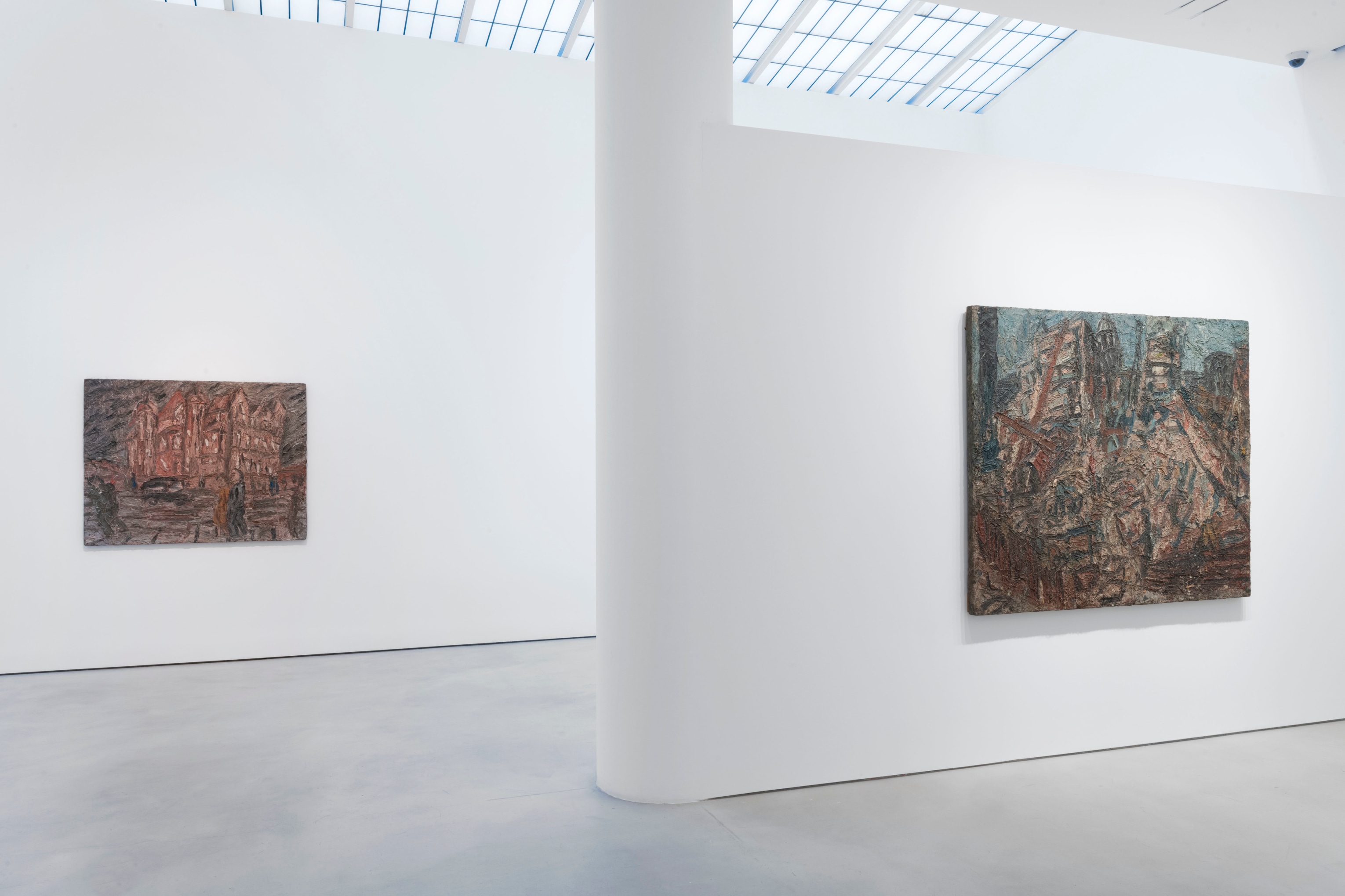 LEON KOSSOFF Installation view of A Life in Painting at Mitchell-Innes & Nash, New York, 2022