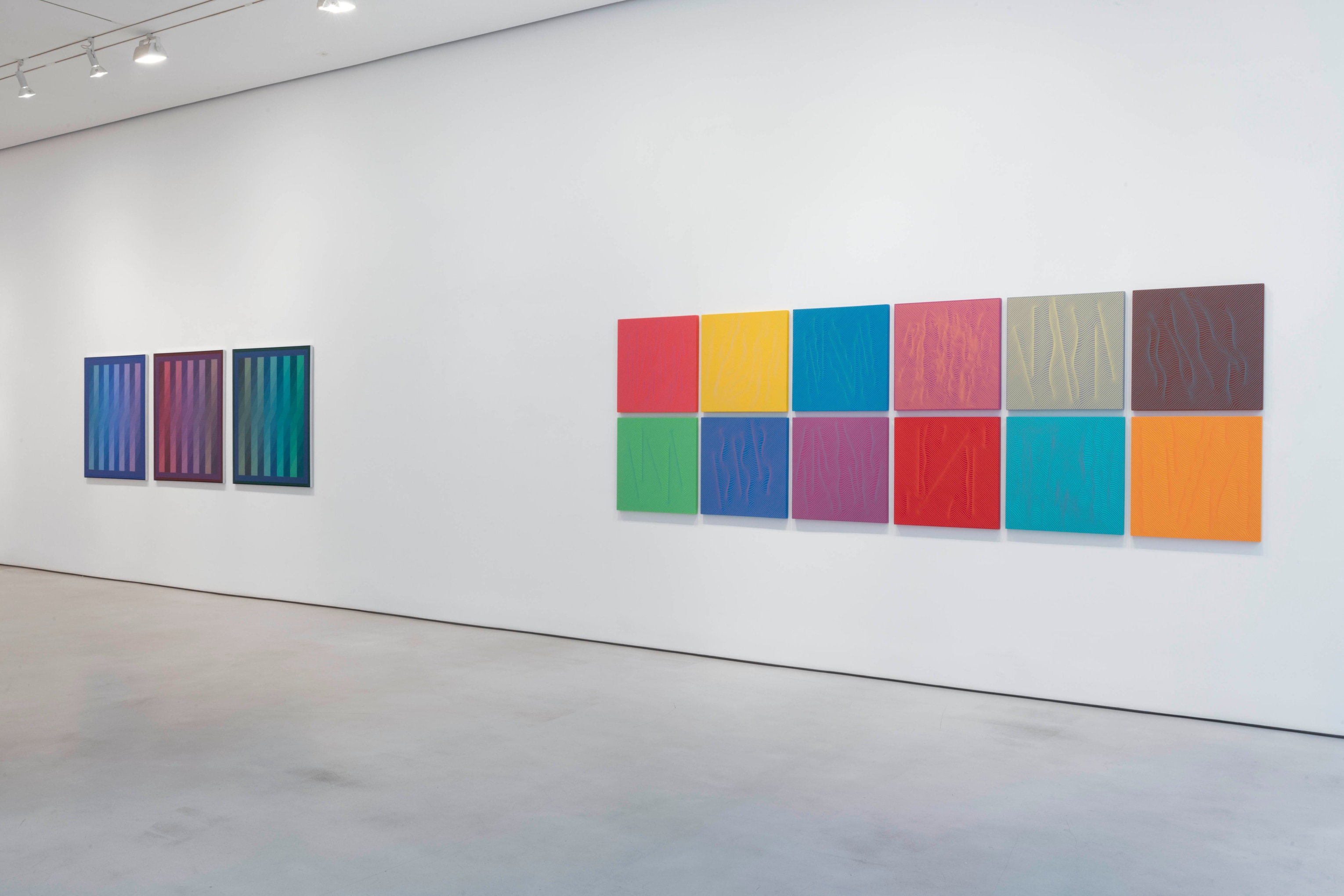 JULIAN STANCZAK Installation view of Seriality at Mitchell-Innes & Nash, New York, 2021