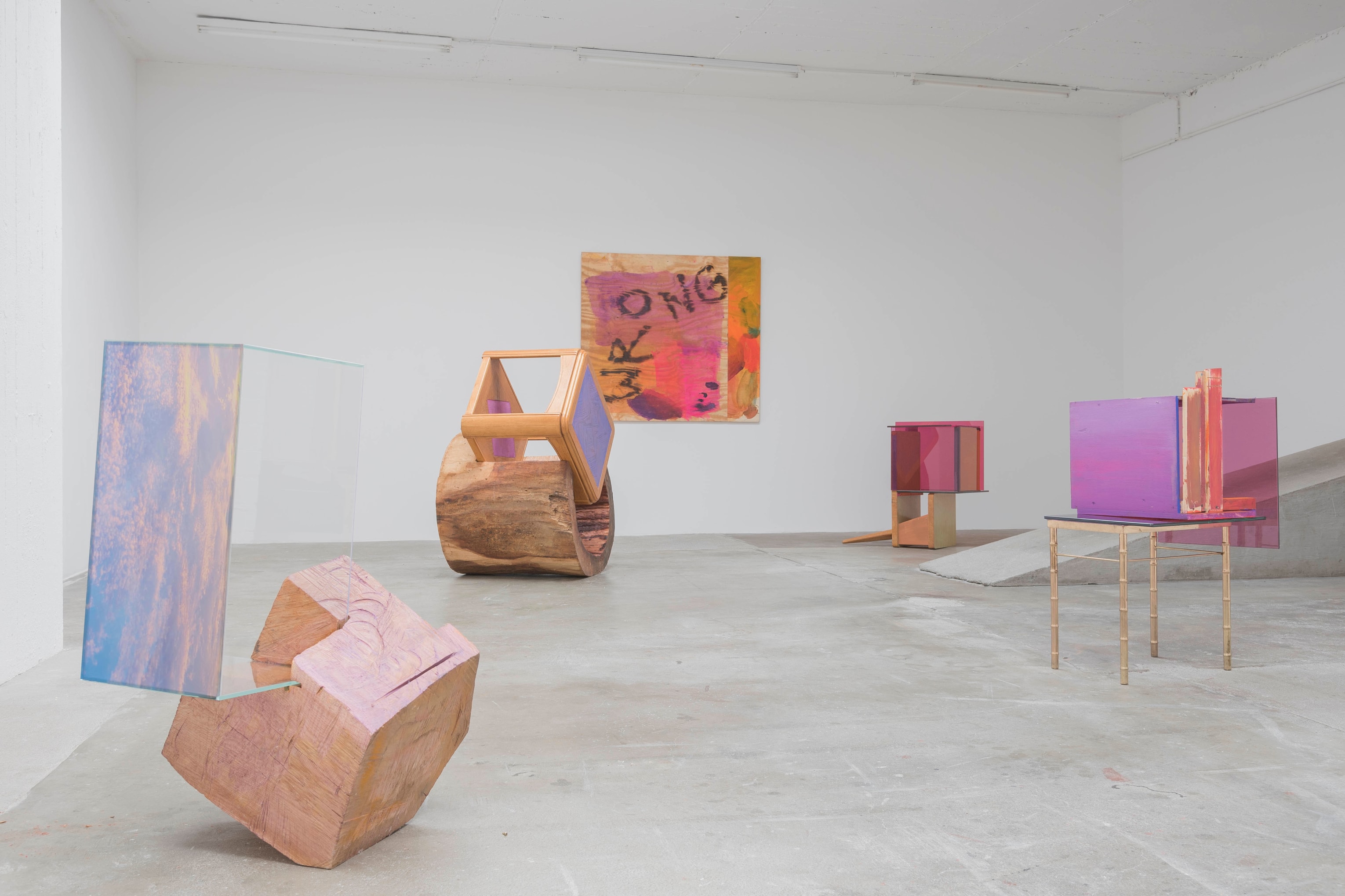 SARAH BRAMAN Installation view of&nbsp;In Spite of Ourselves&nbsp;at Linn L&uuml;hn, D&uuml;sseldorf, 2017