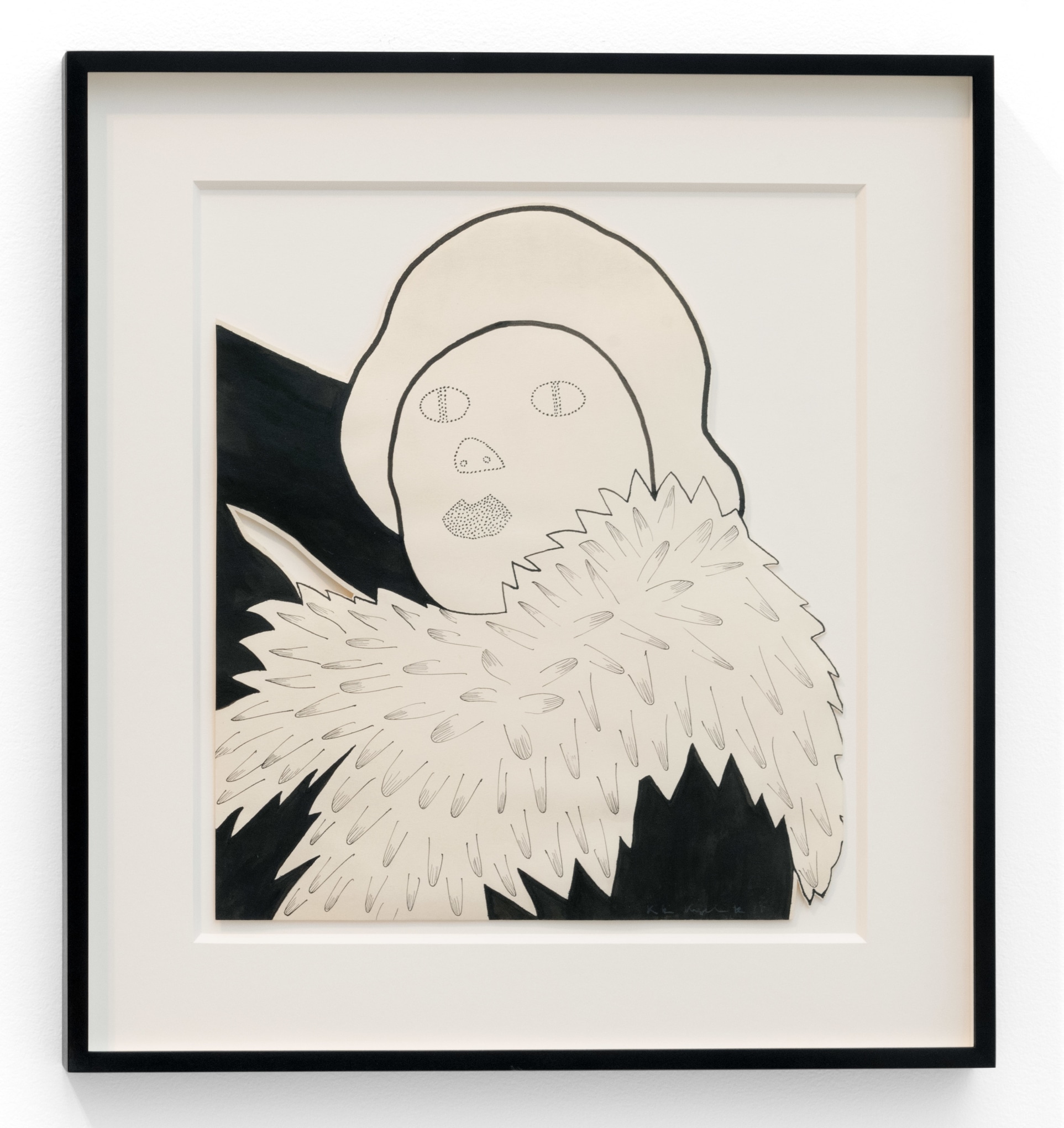 KIKI KOGELNIK Untitled (Silverfox) 1974