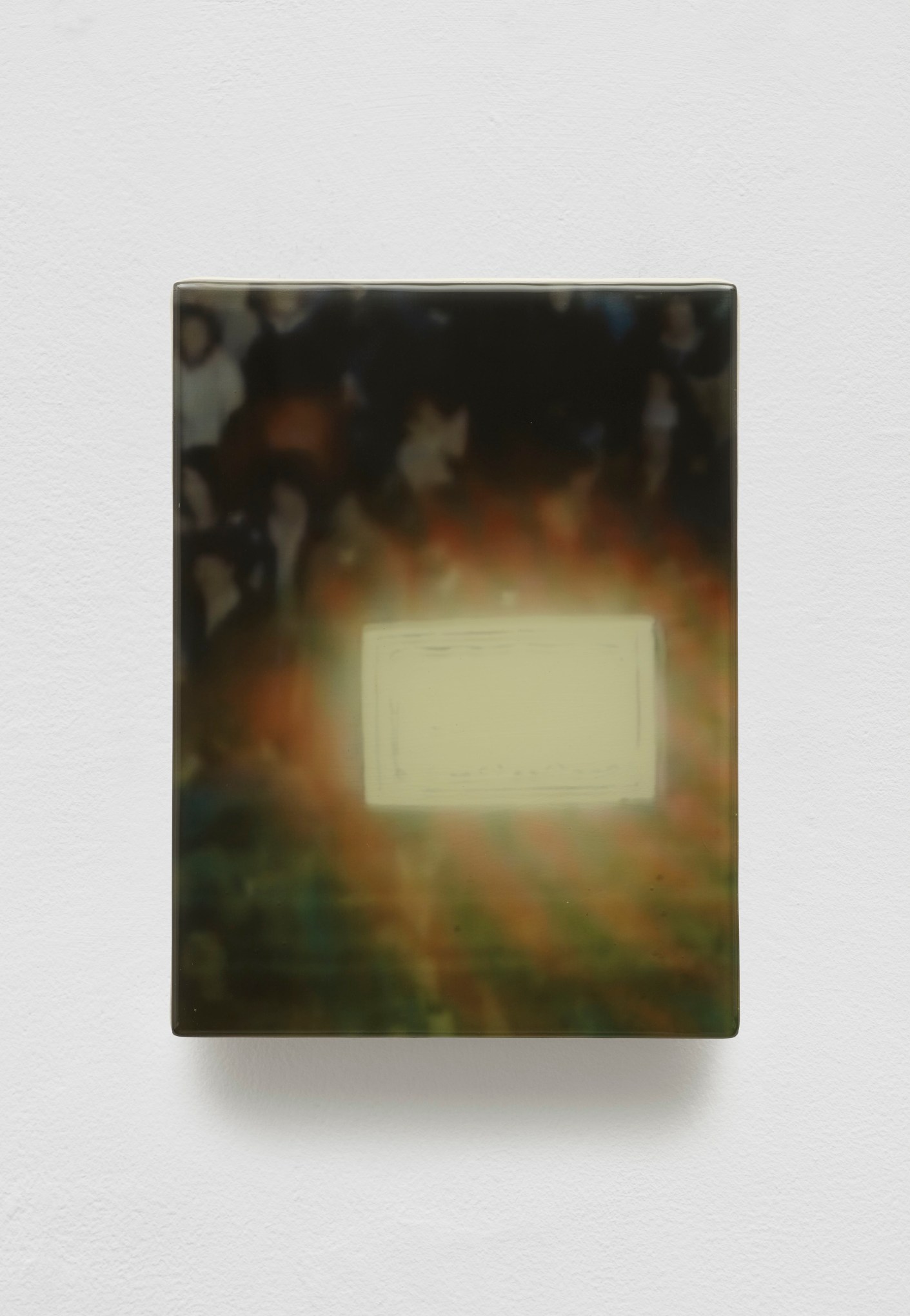 SADIE BENNING,&nbsp;Pain Thing 2,&nbsp;&nbsp;Detail, Sequence 14, Panel 51 (Venice Beach 2), 2019, wood, photographic transparencies, aqua resin and resin, 53 panels/16 sequences, each: 9 3&frasl;4 by 7 1&frasl;4 in. 24.8 by 18.4 cm.