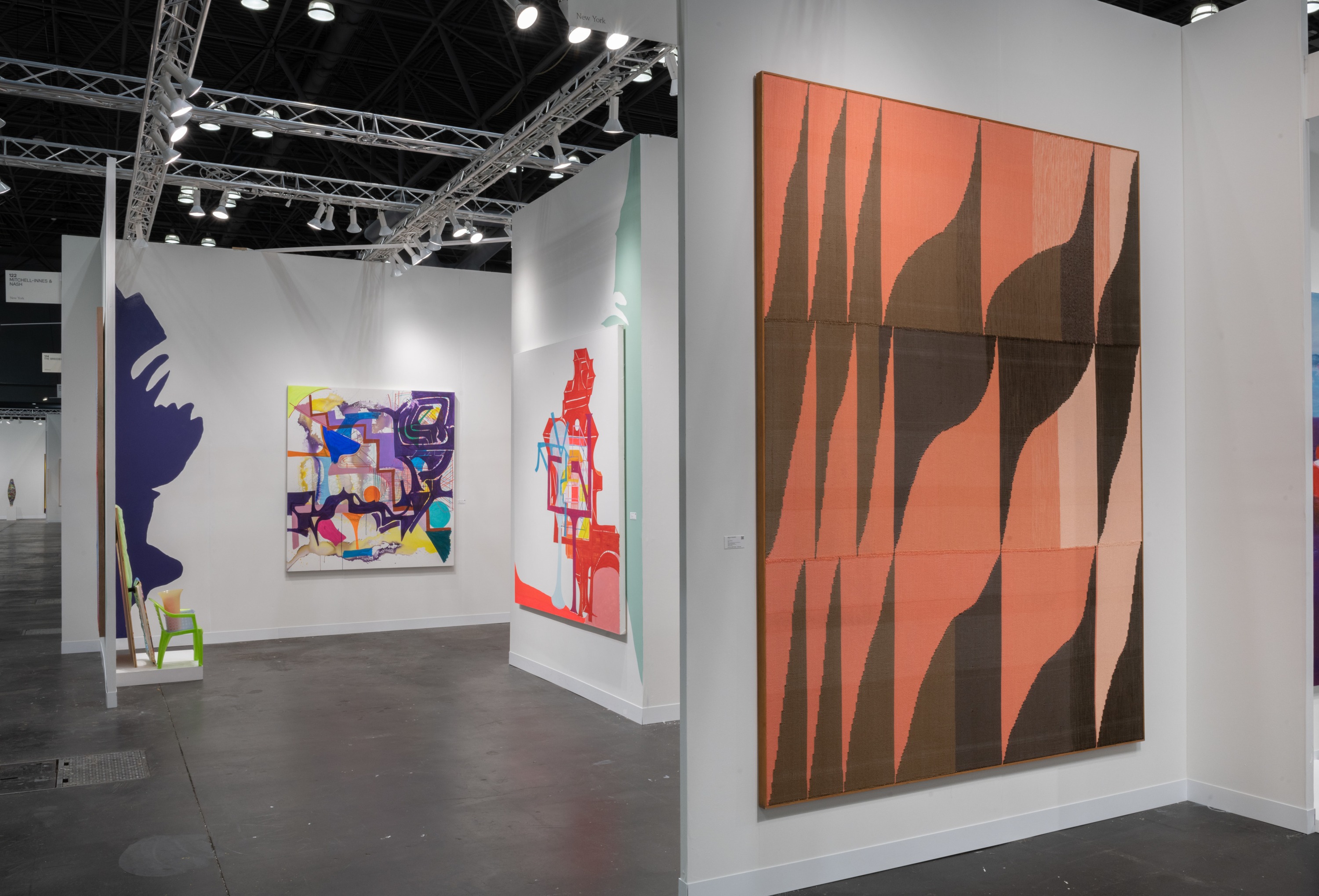 Installation view of Mitchell-Innes &amp;amp; Nash at The Armory Show, New York, 2022