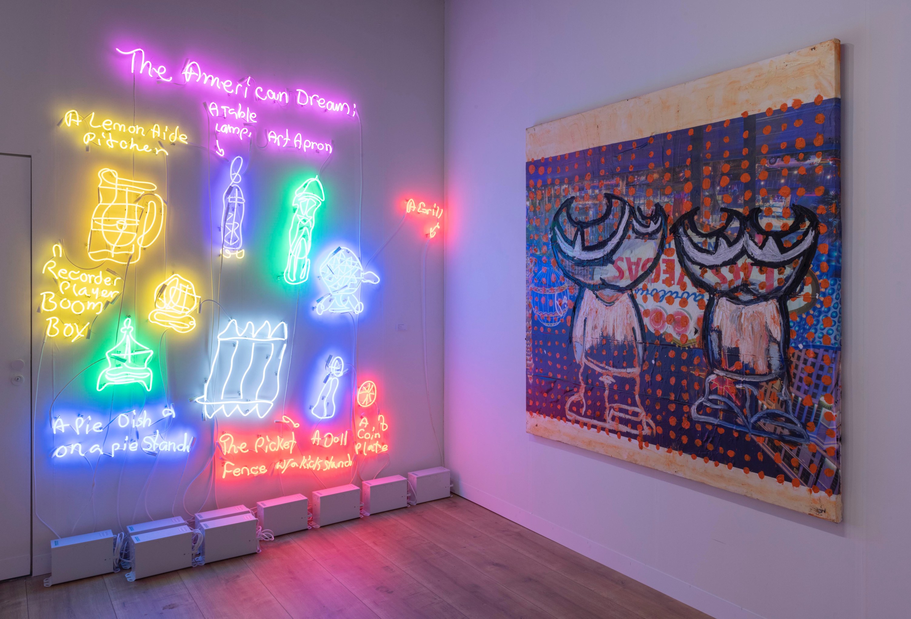 Installation view of Mitchell-Innes & Nash at Art Basel Miami Beach, Miami, Florida, 2021.
