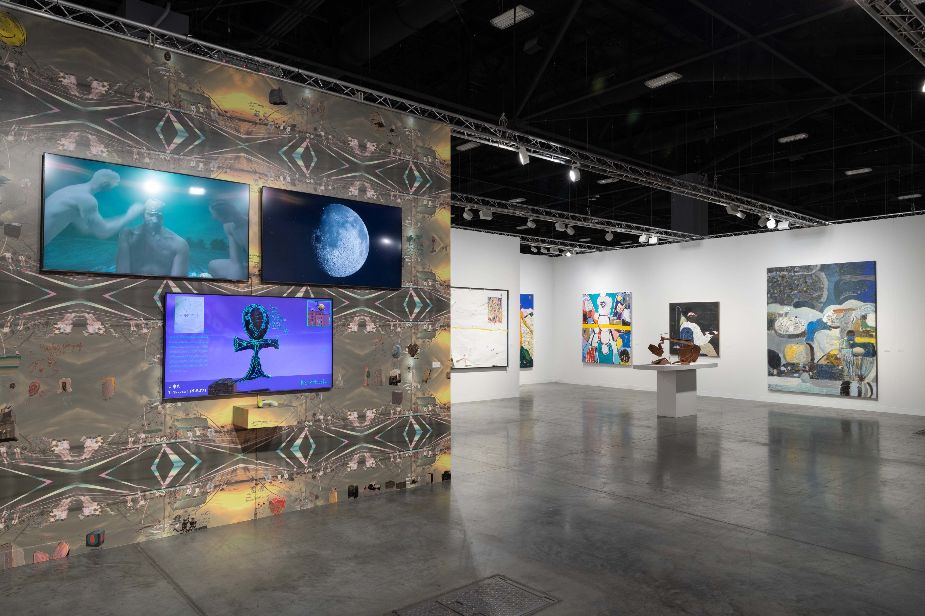 Installation view of Mitchell-Innes & Nash at Art Basel Miami Beach, Miami, Florida, 2022