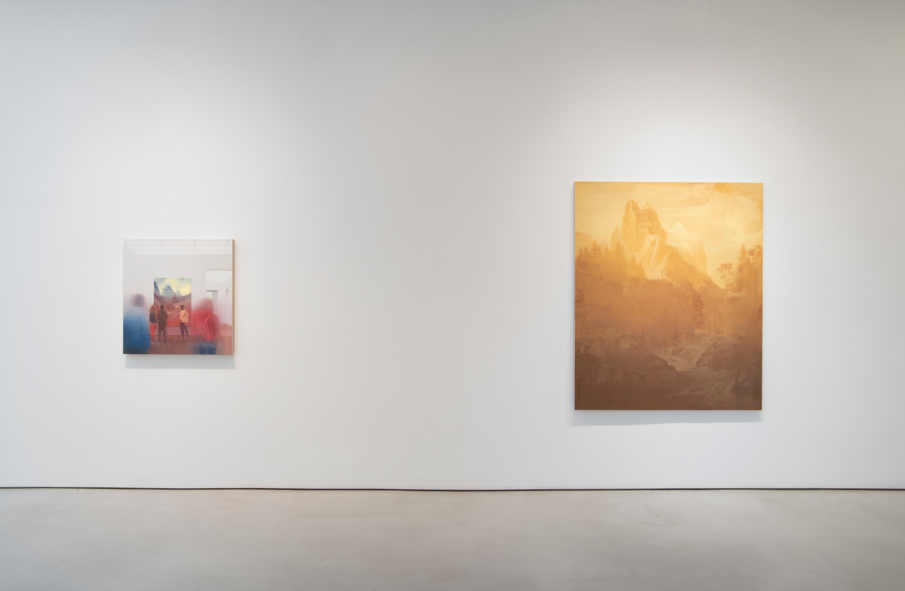 Paul Winstanley Installation view My Heart’s in the Highlands at Mitchell-Innes & Nash New York, 2022