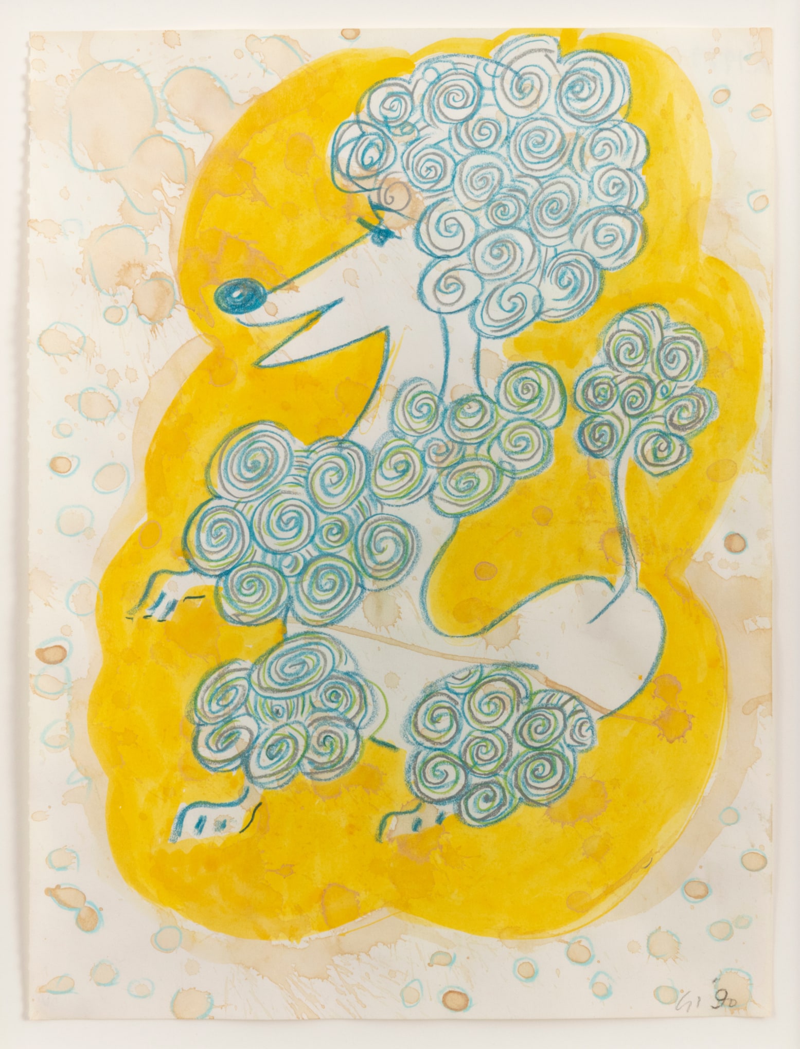 GENERAL IDEA  Untitled (Poodle) [Drawing #260]  1990