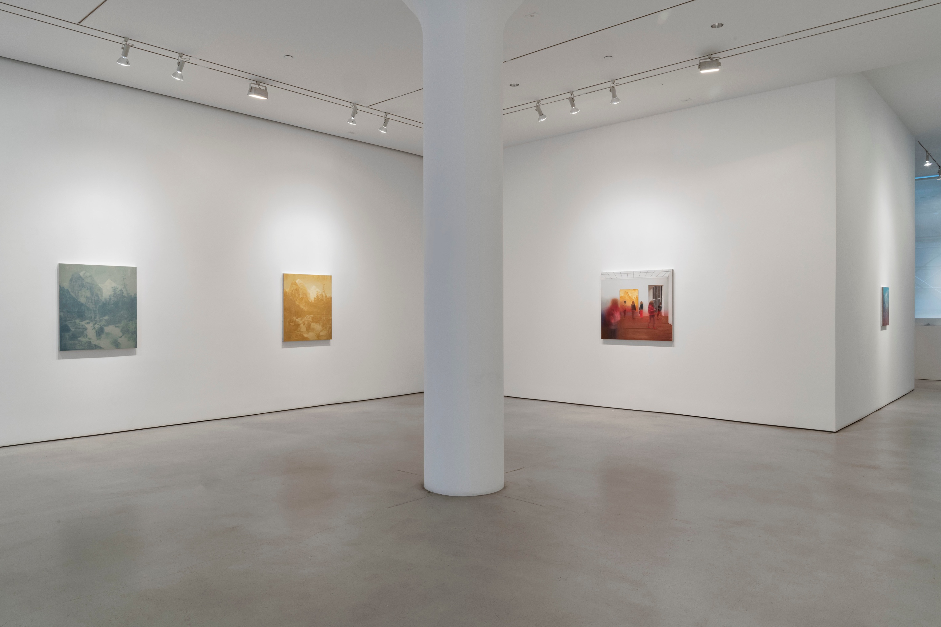 Paul Winstanley Installation view My Heart’s in the Highlands at Mitchell-Innes & Nash New York, 2022