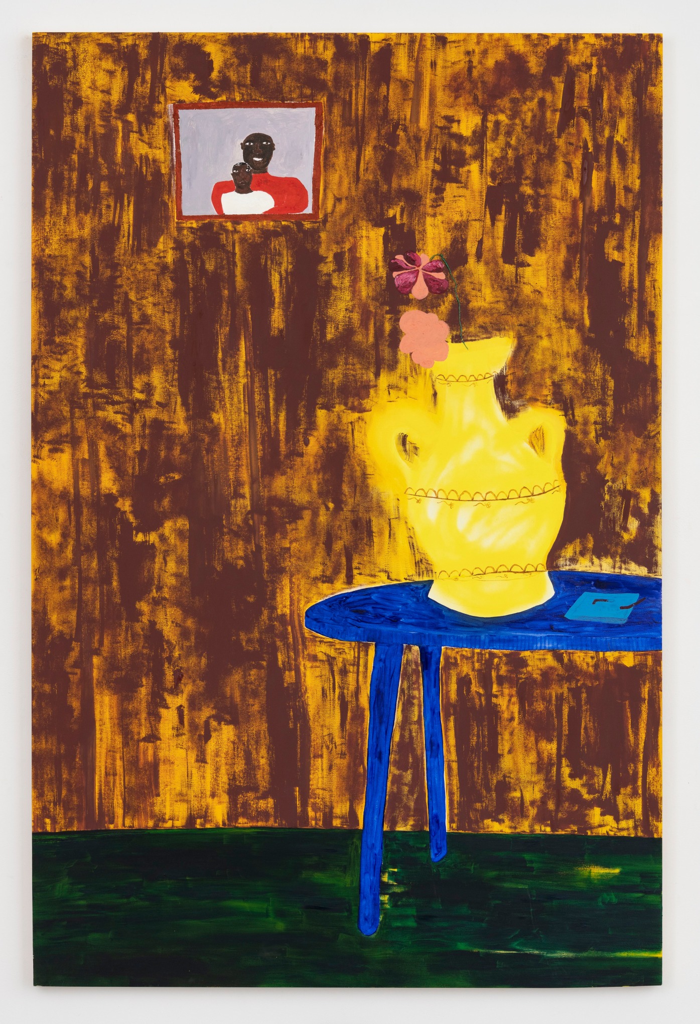 MARCUS LESLIE SINGLETON  Helen's Hallway-Study of Yellow Vase 2023