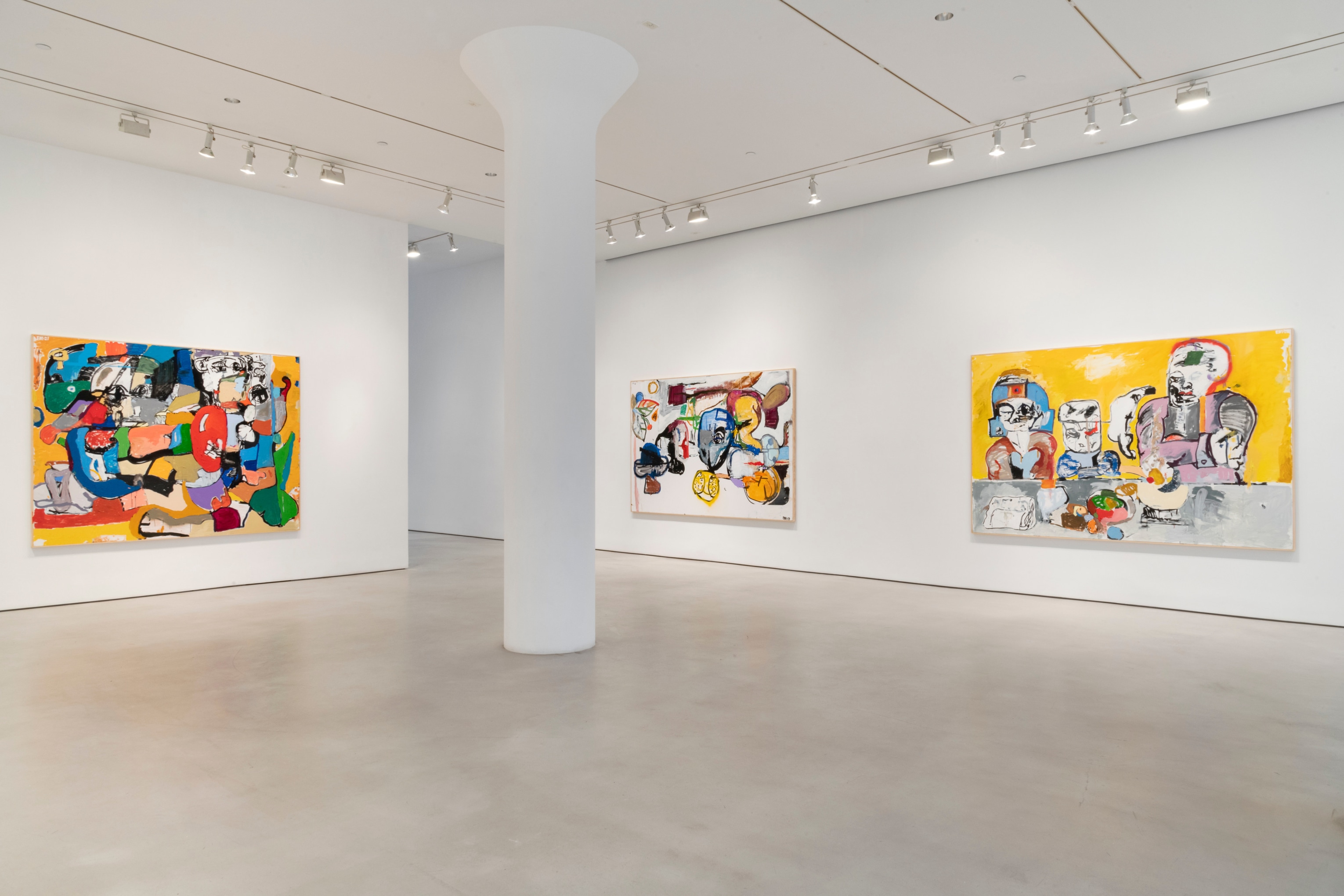 EDDIE MARTINEZ Installation view of Inside Thoughts at Mitchell-Innes & Nash, New York, 2021