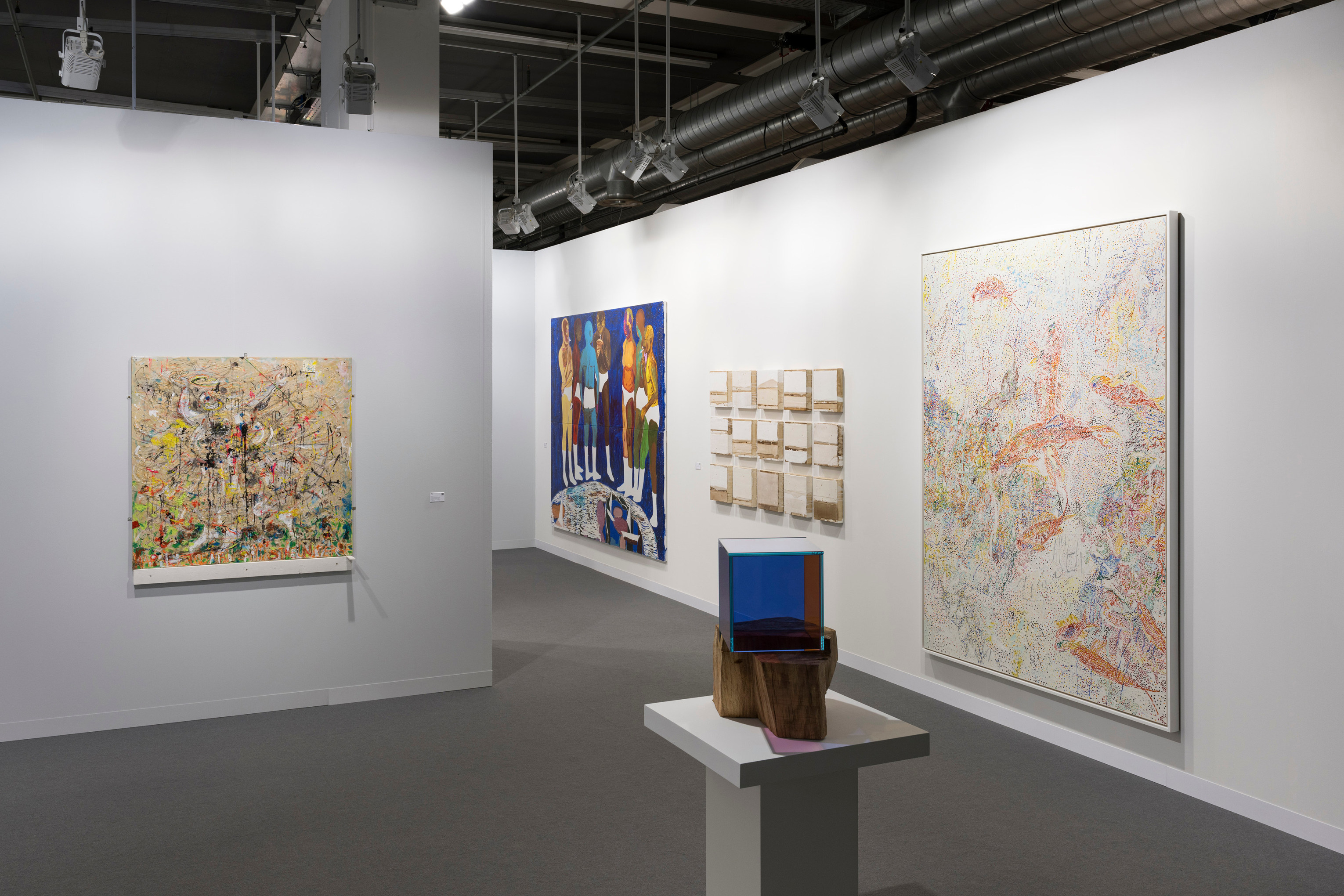 Installation view of Mitchell-Innes &amp;amp; Nash at Art Basel, Switzerland, 2024