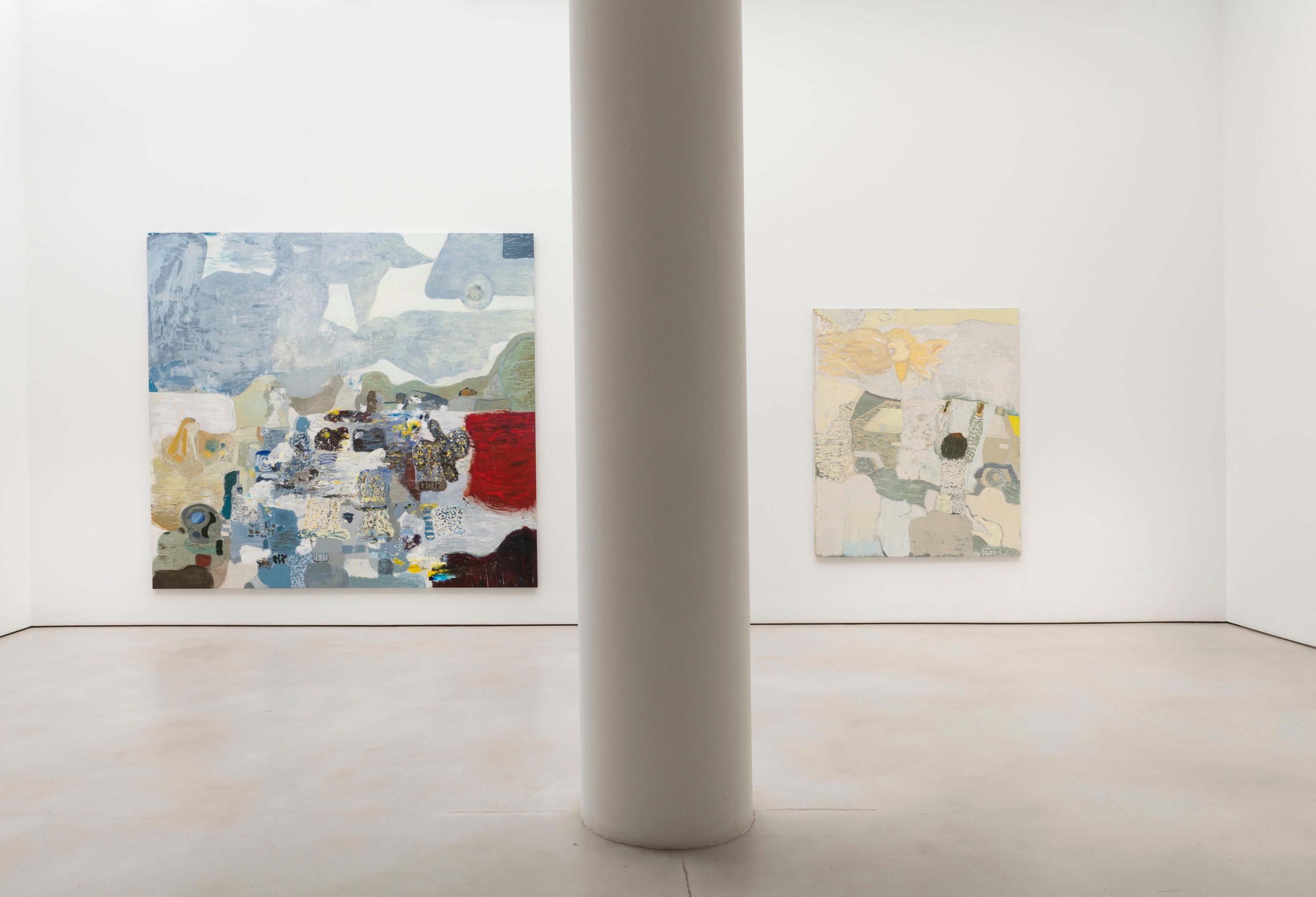 Rafael Delacruz Installation view of Healing Finger Clean Drawings at Mitchell-Innes & Nash, New York, 2023
