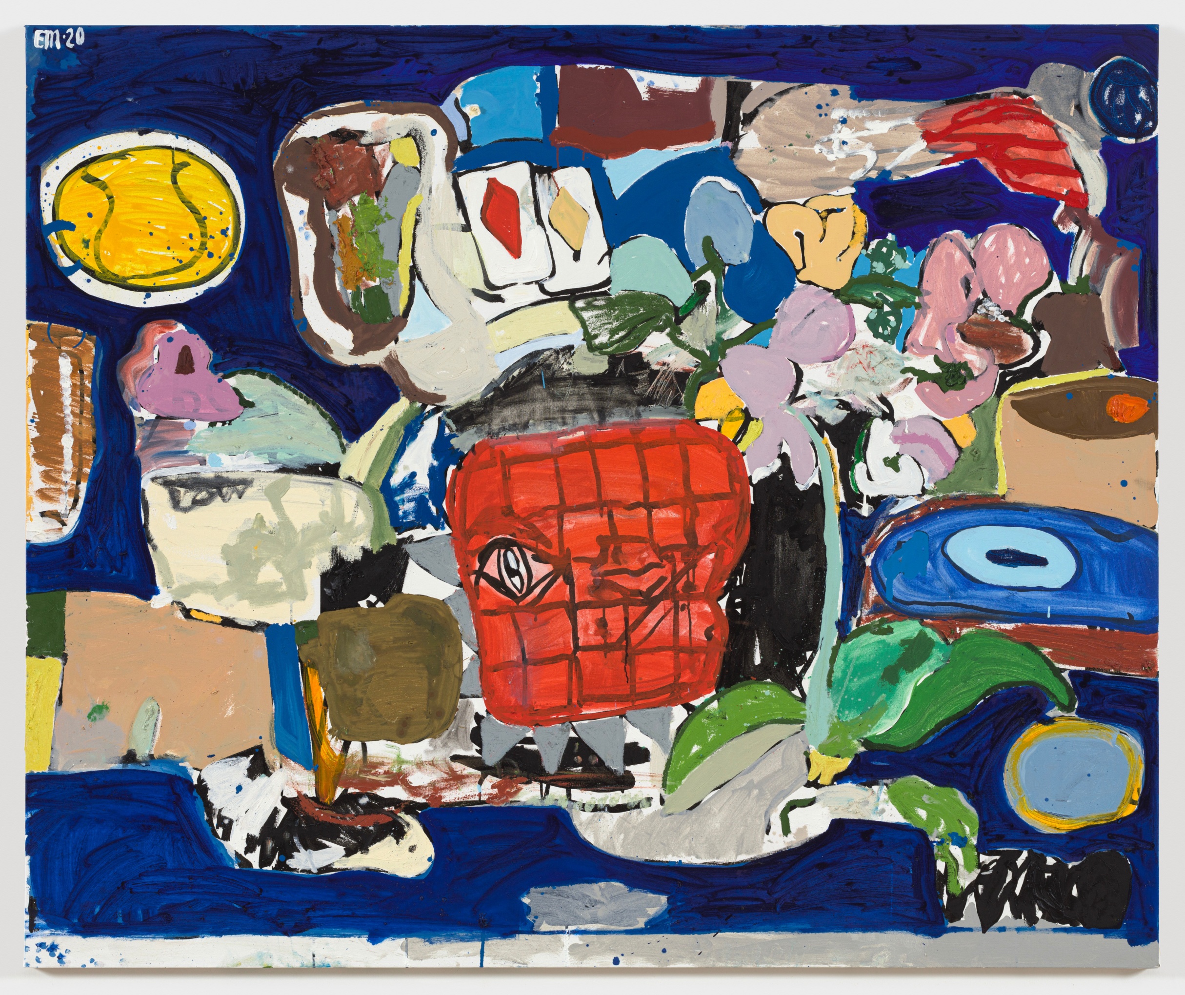 EDDIE MARTINEZ The Deal (Yves Klein Blue) 2020