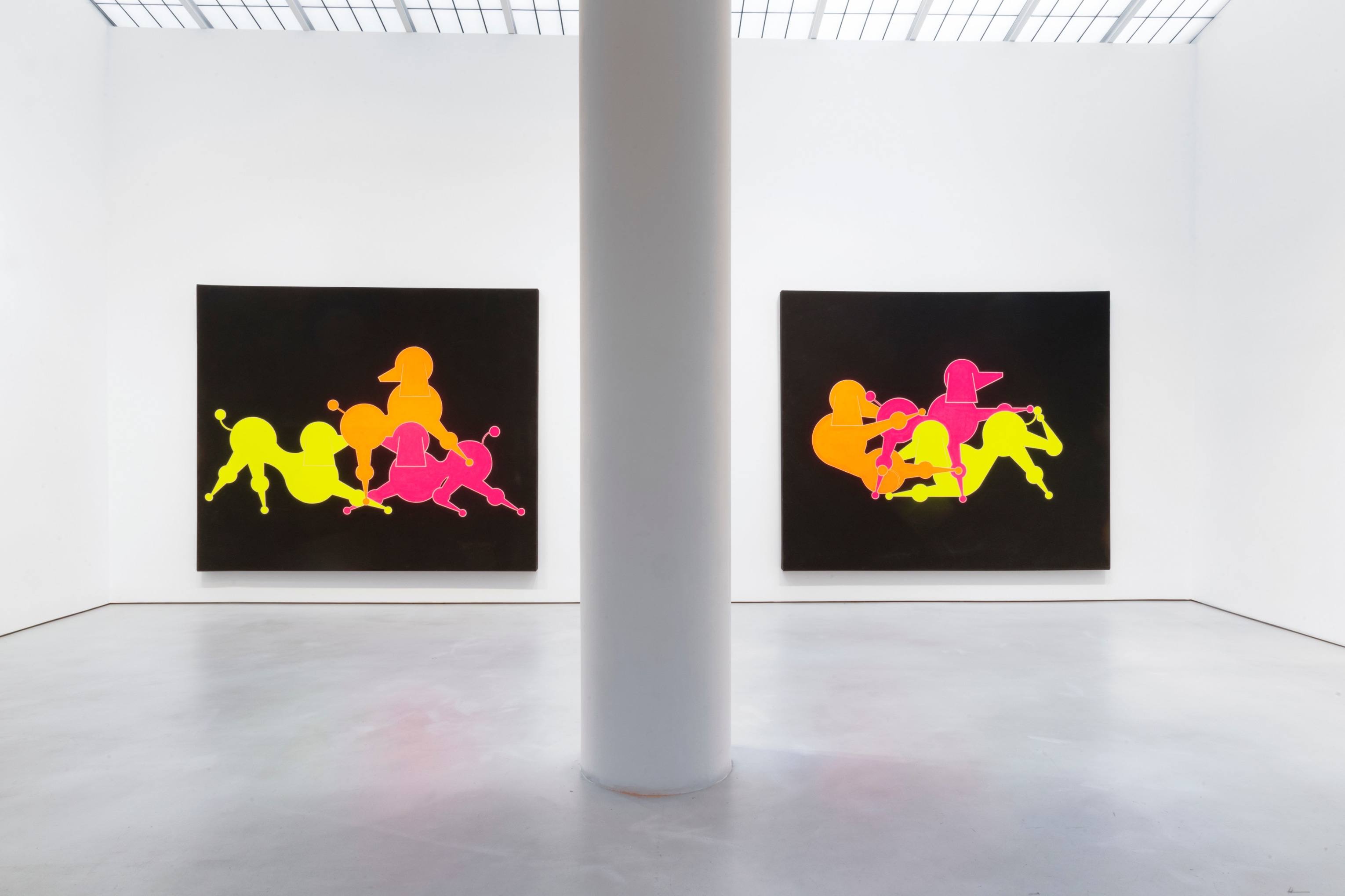 GENERAL IDEA Installation view of Mondo Cane Kama Sutra at Mitchell-Innes & Nash, New York, 2020