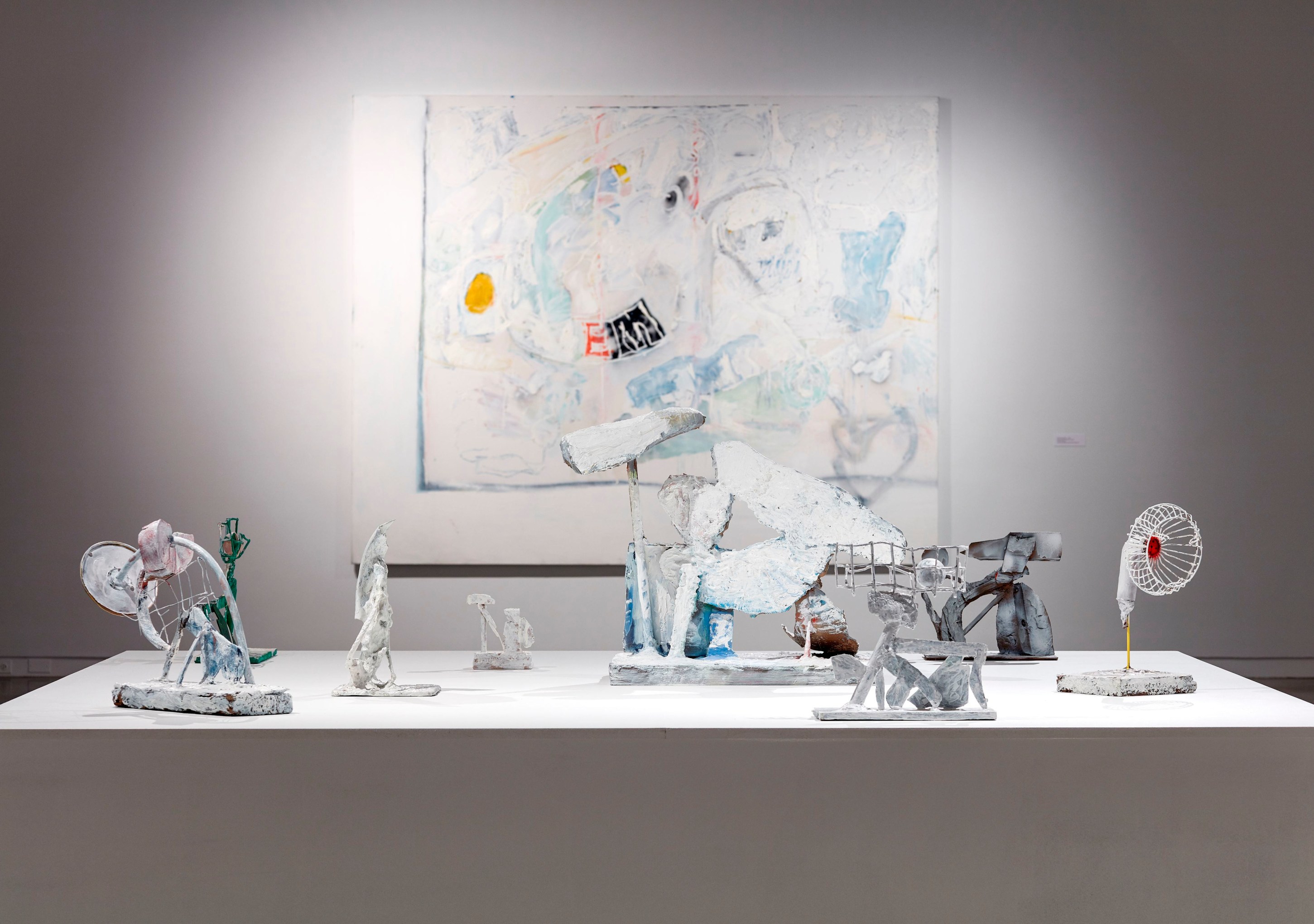 EDDIE MARTINEZ Installation view of&nbsp;White Outs&nbsp;at The Bronx Museum of the Arts, Bronx, NY, 2018