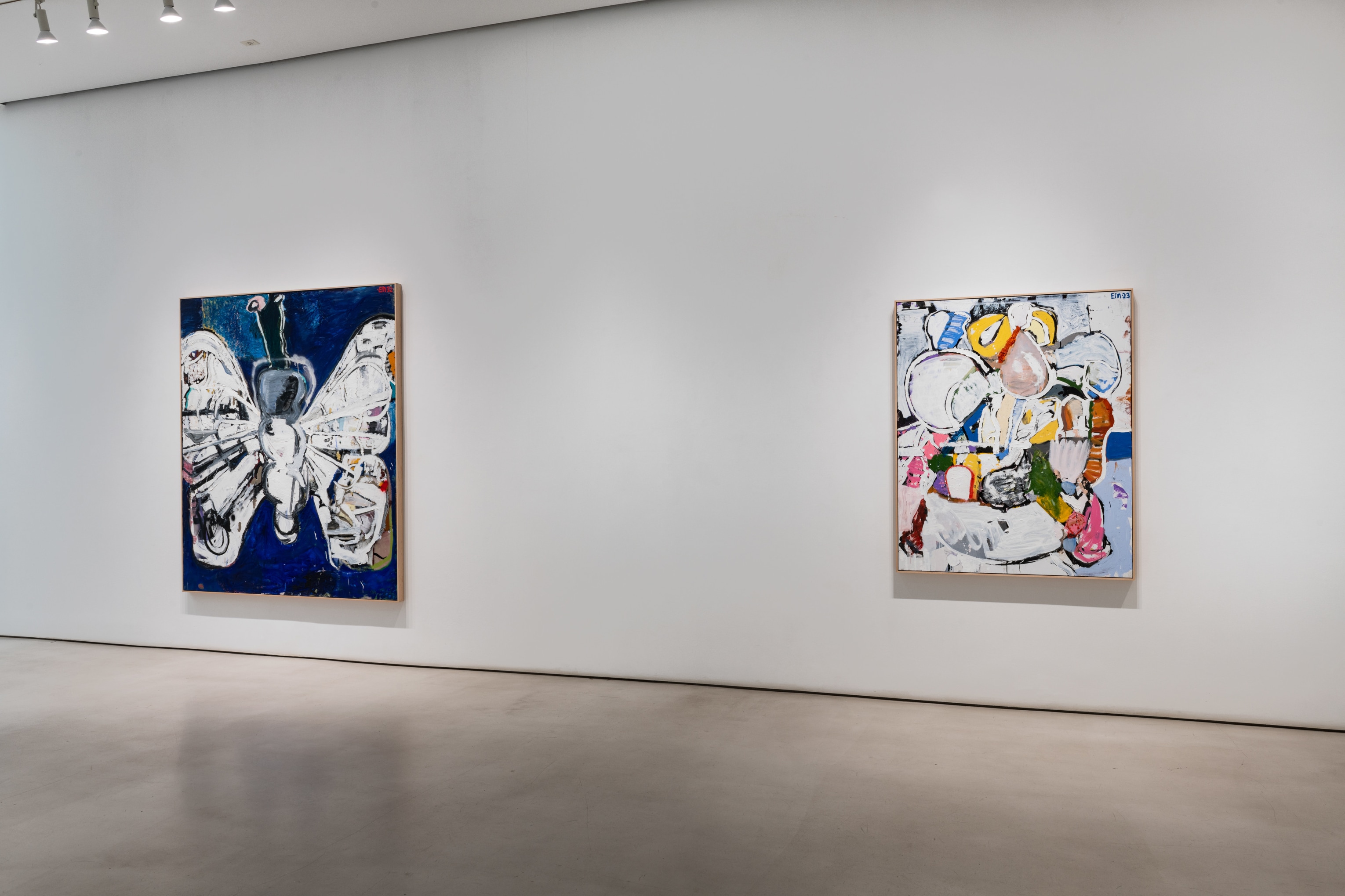 Eddie Martinez Installation view of Wavelengths at Mitchell-Innes & Nash, New York, 2024
