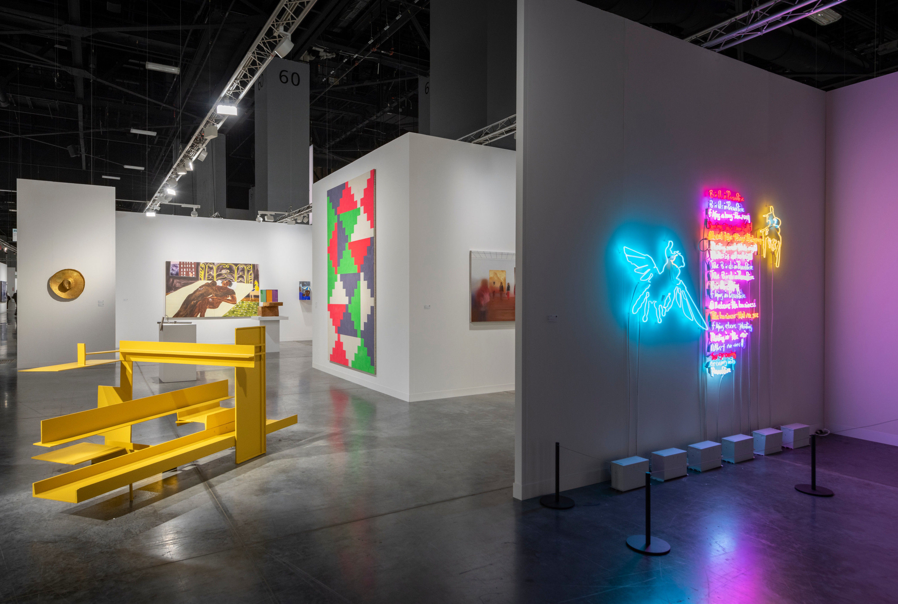 Installation view of Mitchell-Innes & Nash at Art Basel Miami Beach, Miami, Florida, 2023