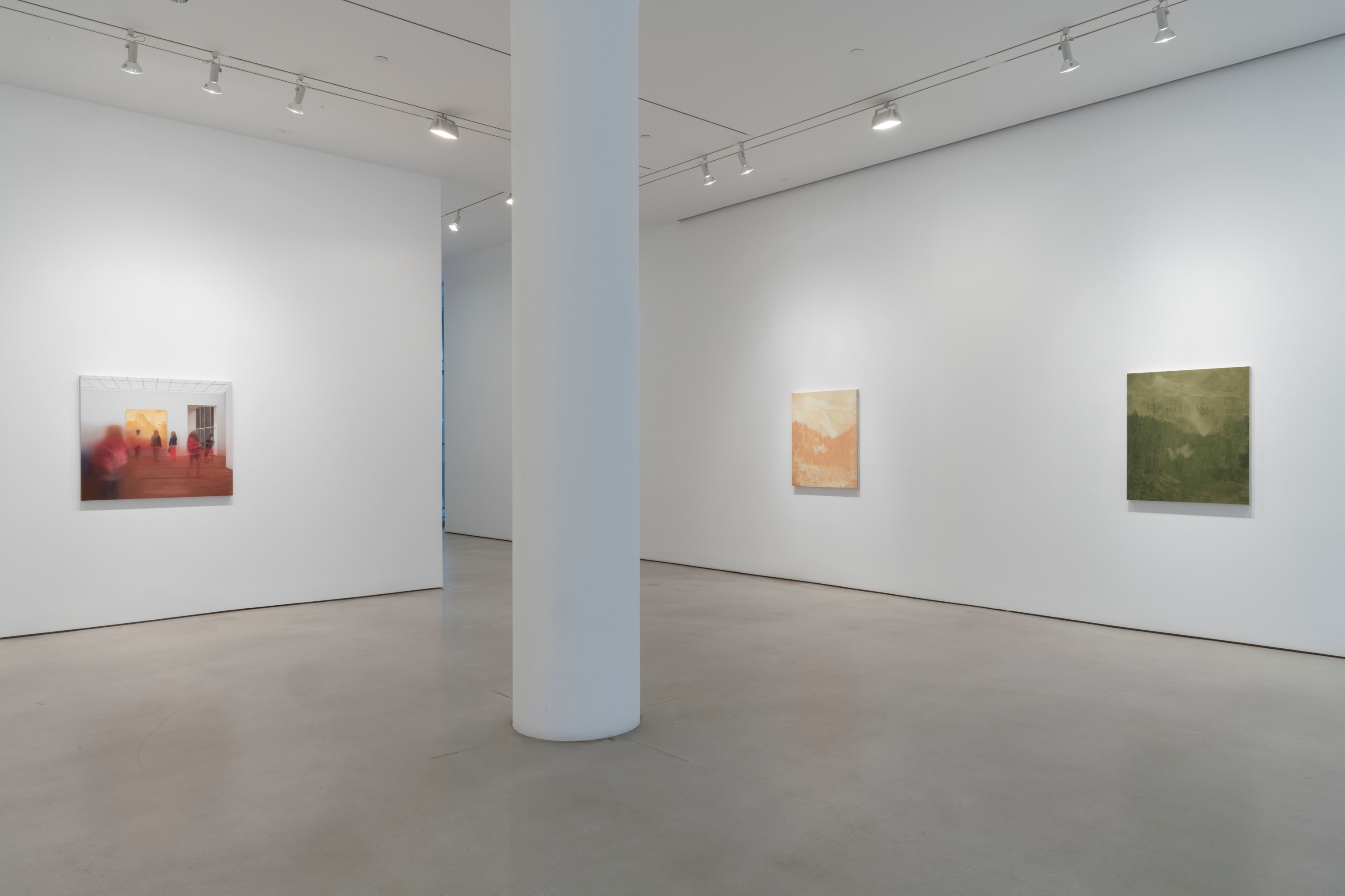 Paul Winstanley Installation view My Heart’s in the Highlands at Mitchell-Innes & Nash New York, 2022