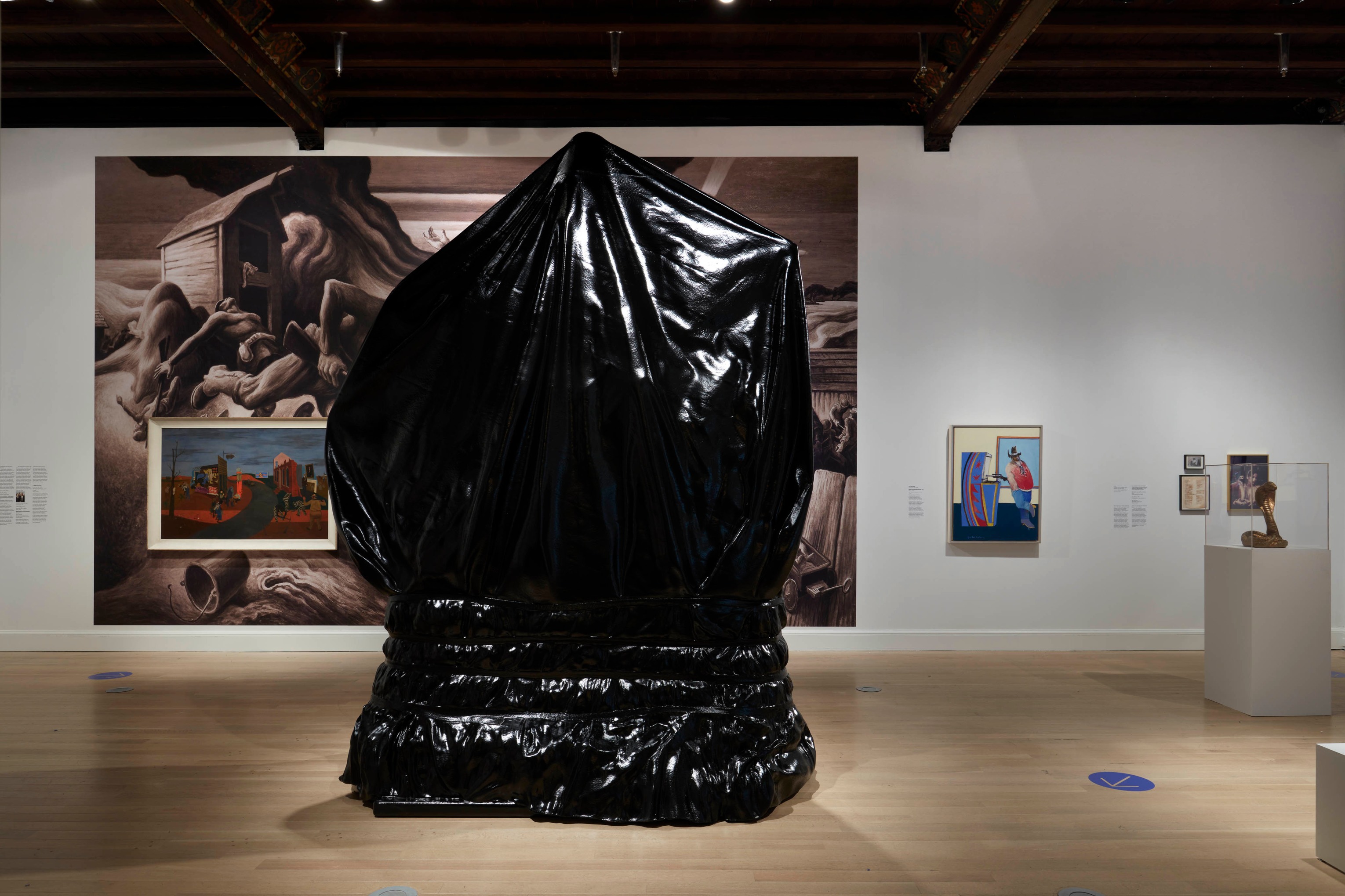 JONATHAN HOROWITZ Installation view of&nbsp;We Fight to Build a Free World: An Exhibition by Jonathan Horowitz, the Jewish Museum, New York, 2020-2021