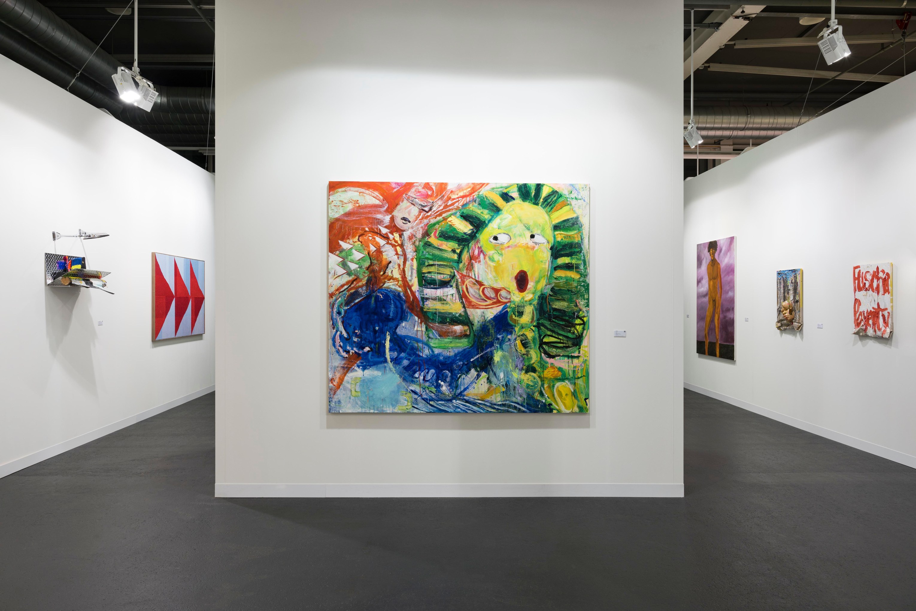 Installation view of Mitchell-Innes &amp;amp; Nash at Art Basel, Switzerland, 2023