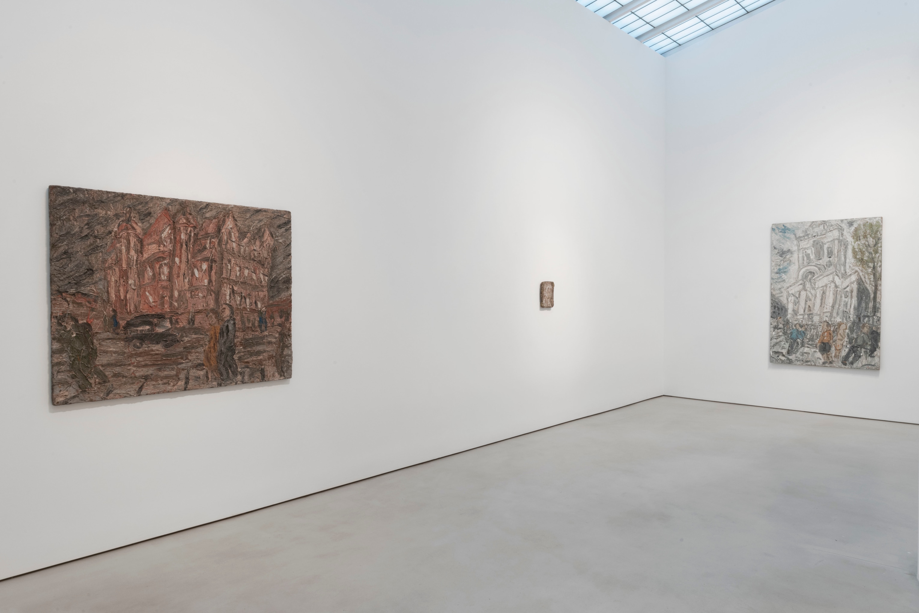LEON KOSSOFF Installation view of A Life in Painting at Mitchell-Innes & Nash, New York, 2022