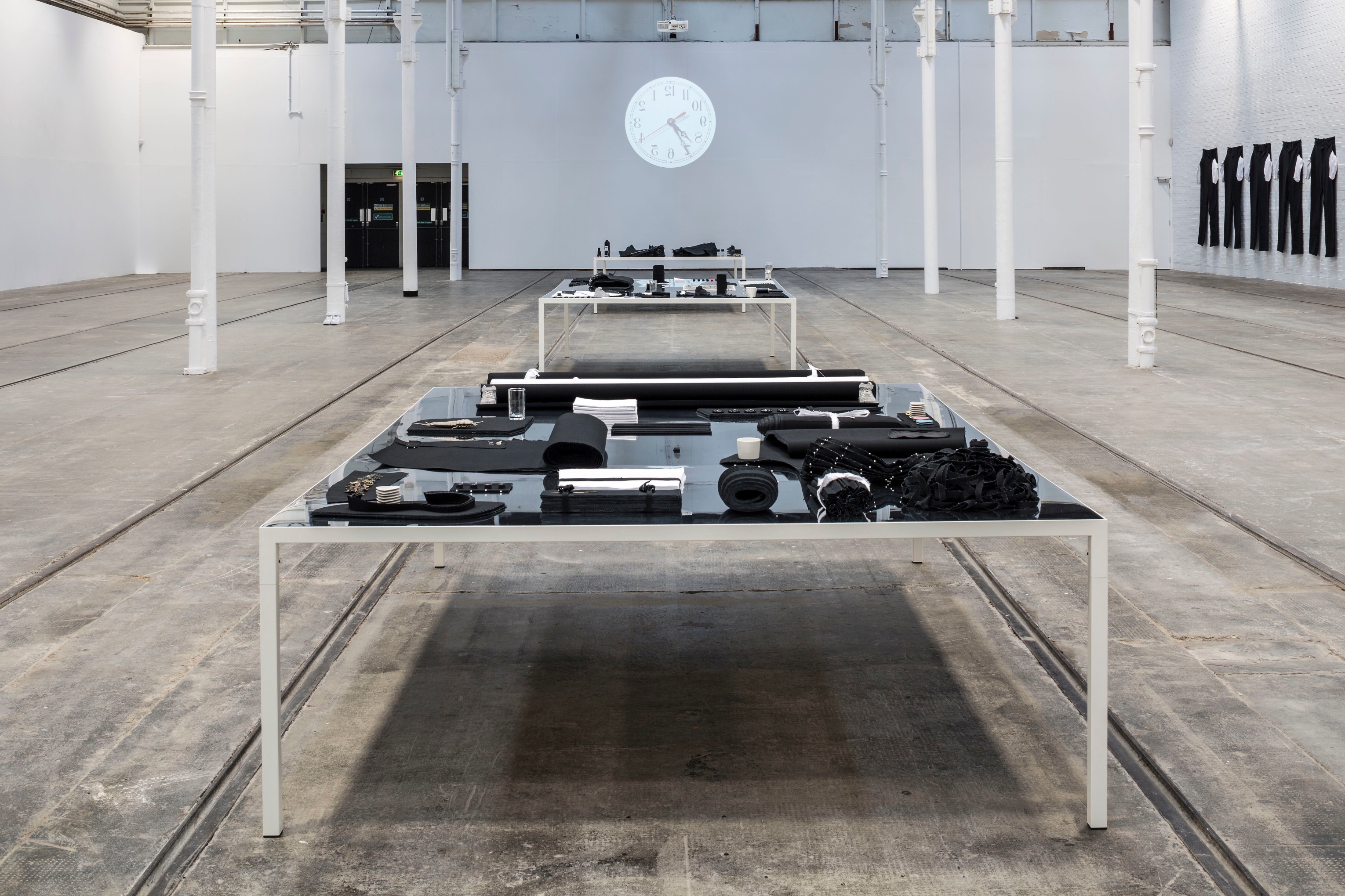 AMANDA ROSS-HO Installation view of&nbsp;UNTITLED PERIOD PIECE&nbsp;at TRAMWAY, Glasgow, 2017