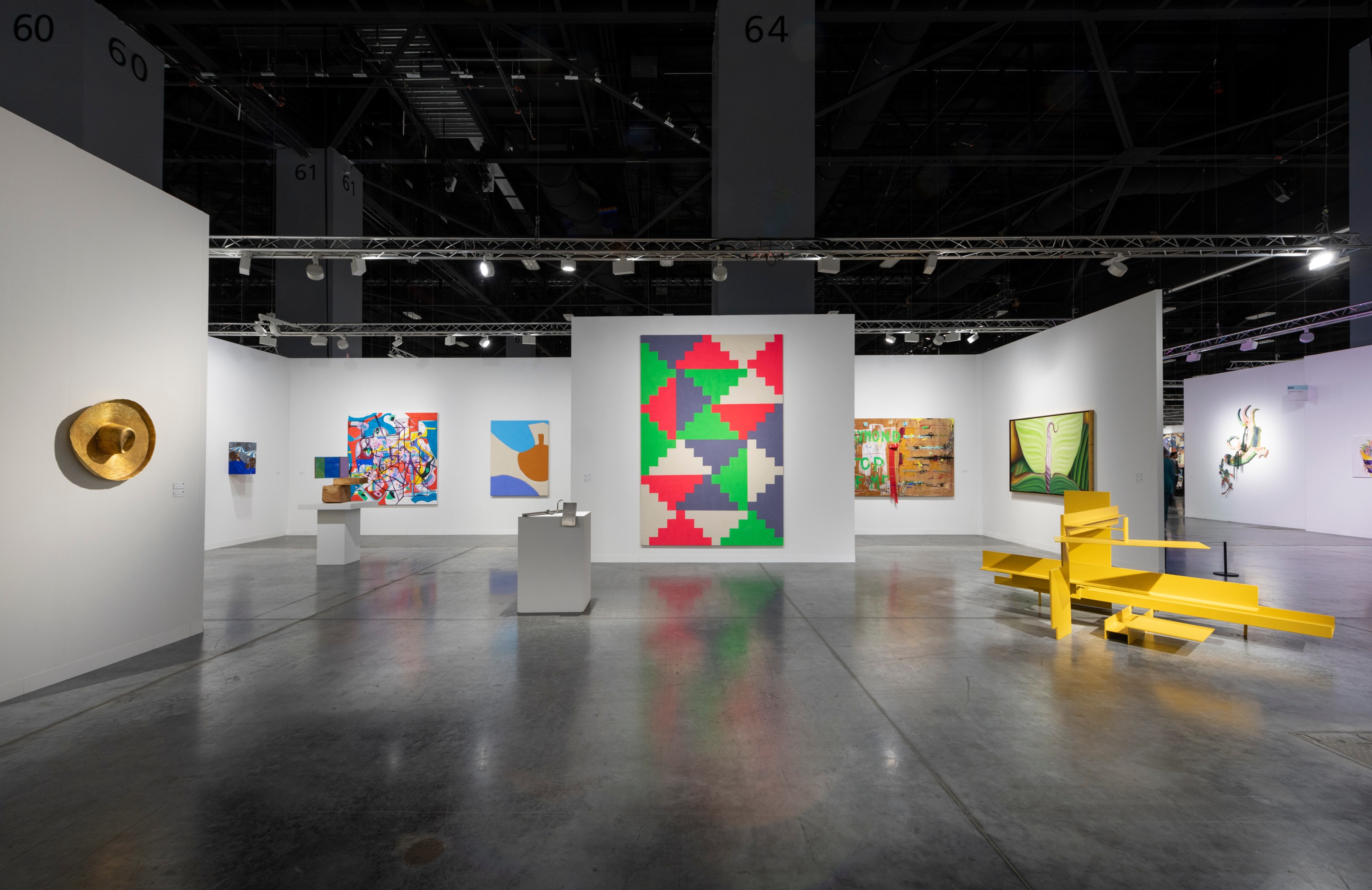 Installation view of Mitchell-Innes & Nash at Art Basel Miami Beach, Miami, Florida, 2023