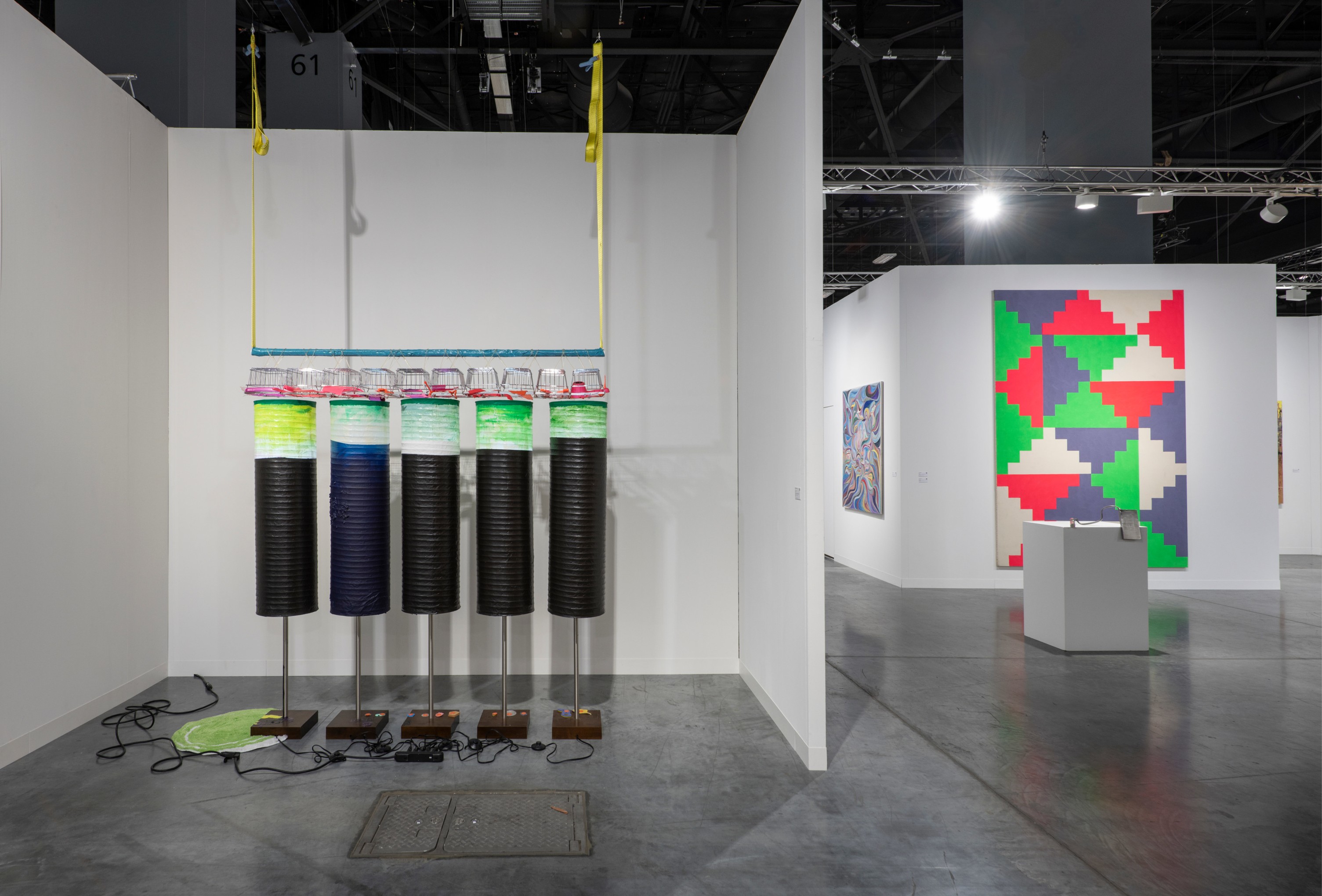 Installation view of Mitchell-Innes & Nash at Art Basel Miami Beach, Miami, Florida, 2023