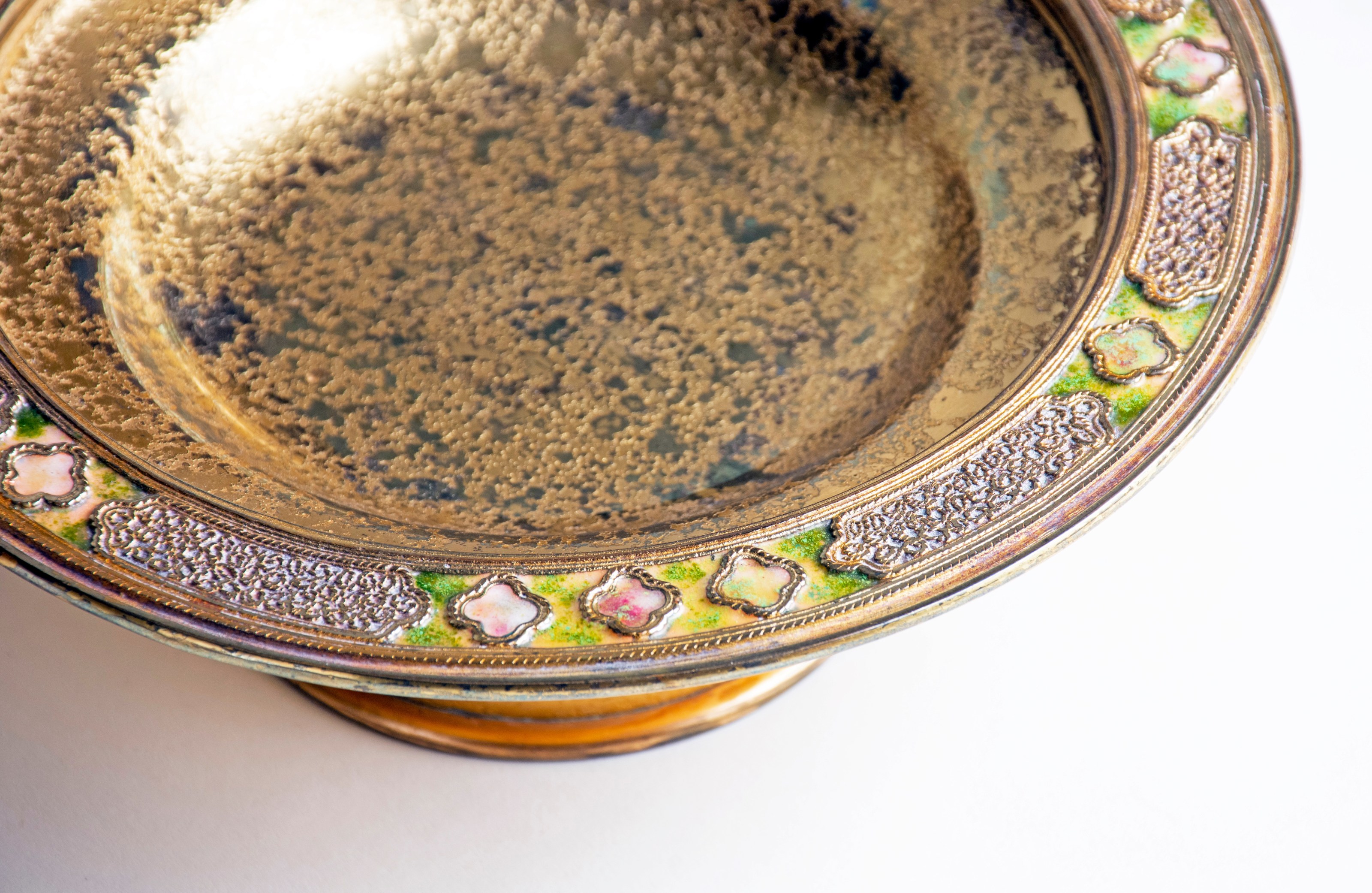 Tazza with Enamel Decoration